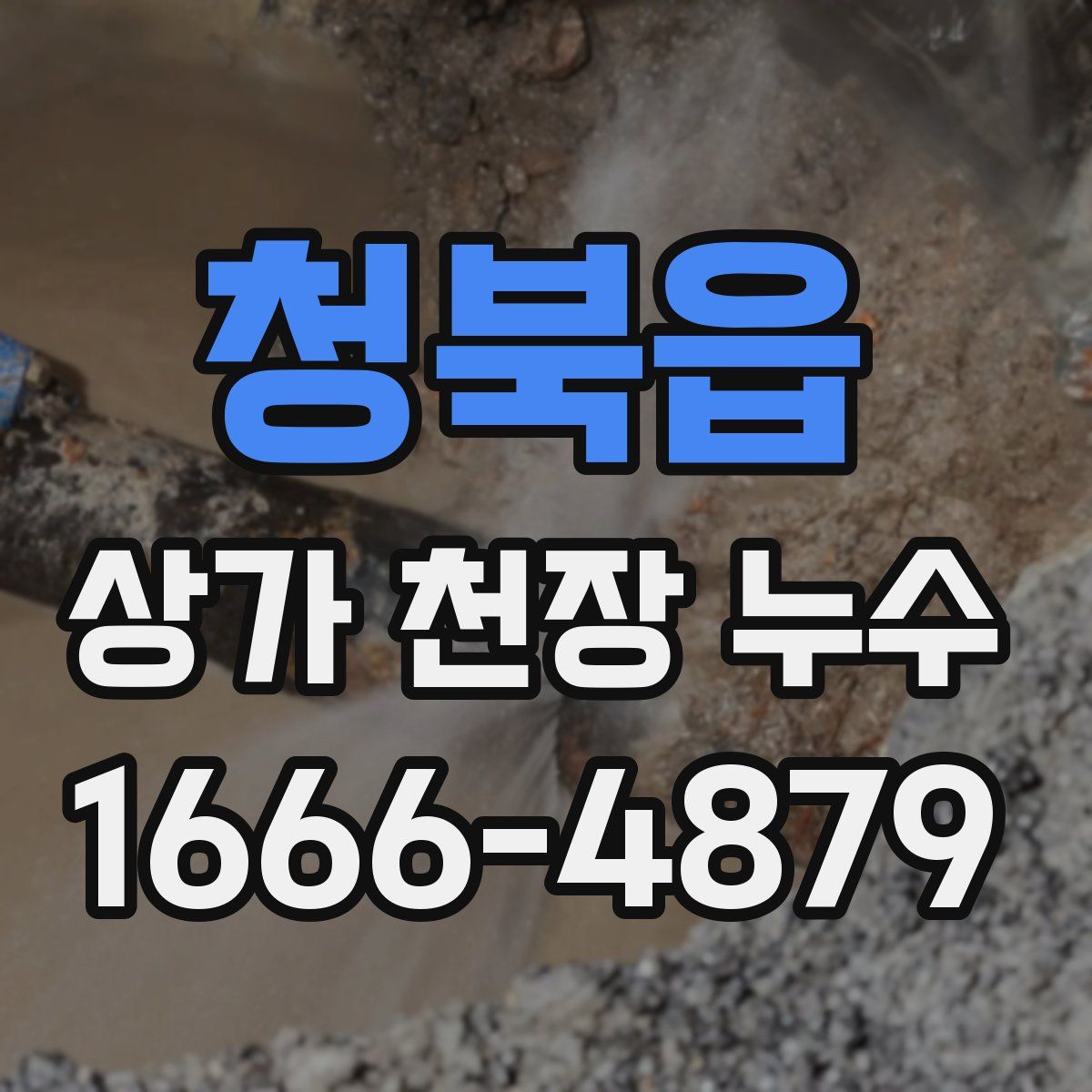 청북읍 상가 천장 누수