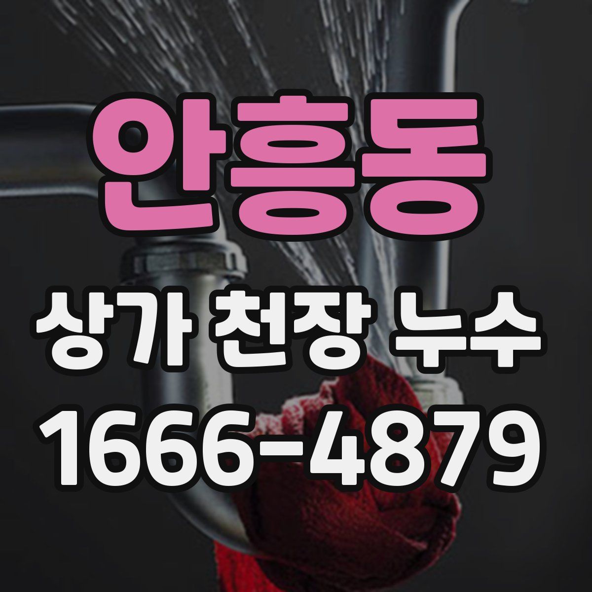 안흥동 상가 천장 누수