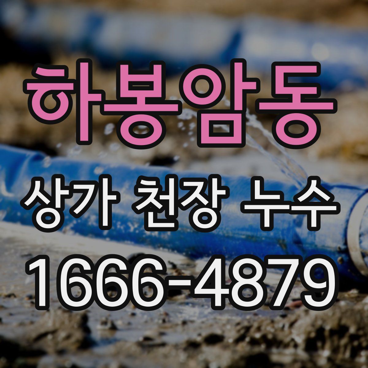 하봉암동 상가 천장 누수