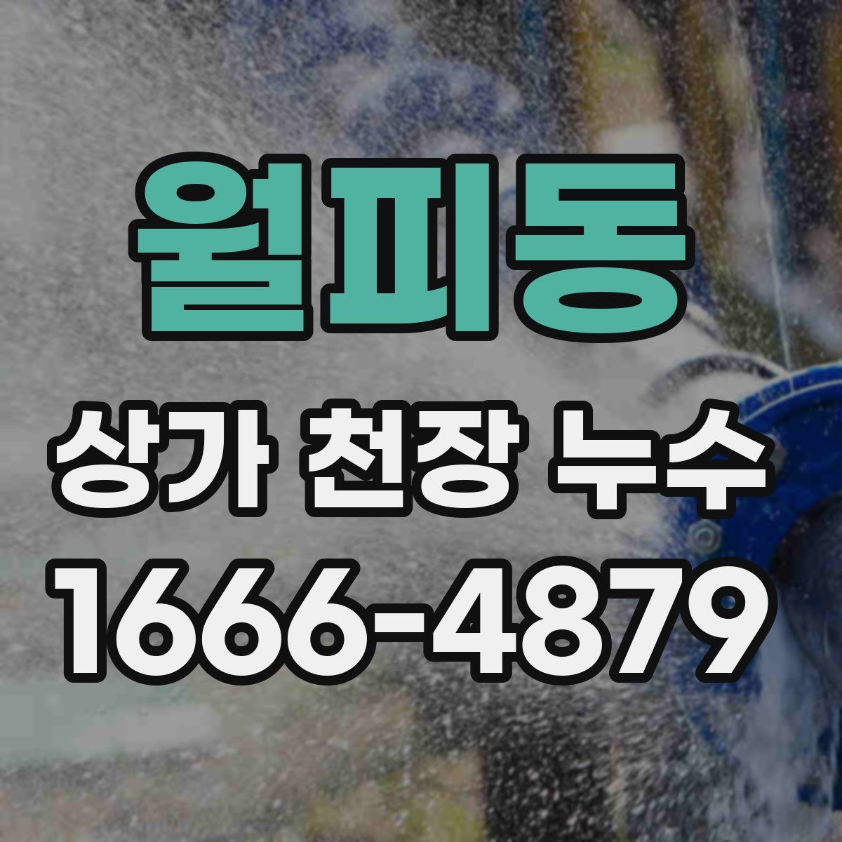 월피동 상가 천장 누수