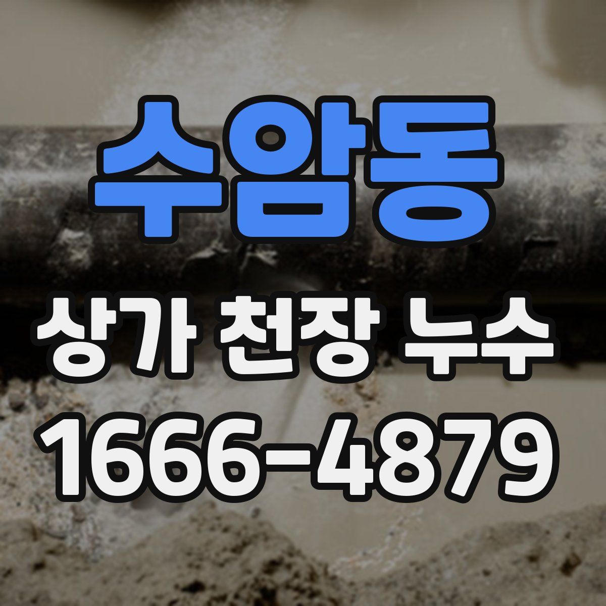 수암동 상가 천장 누수