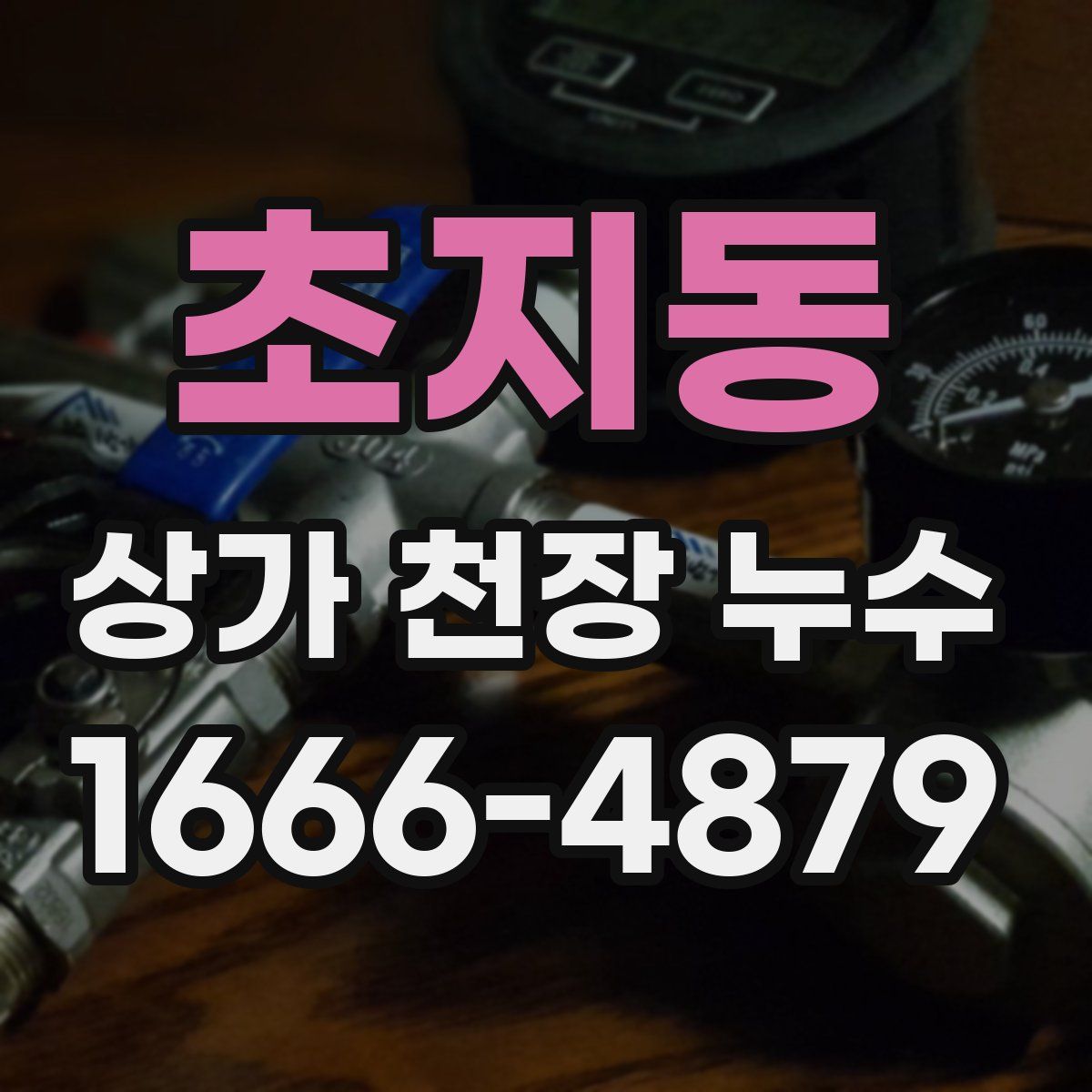 초지동 상가 천장 누수