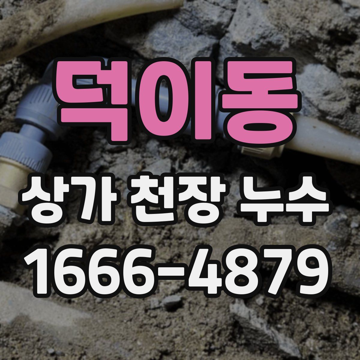 덕이동 상가 천장 누수
