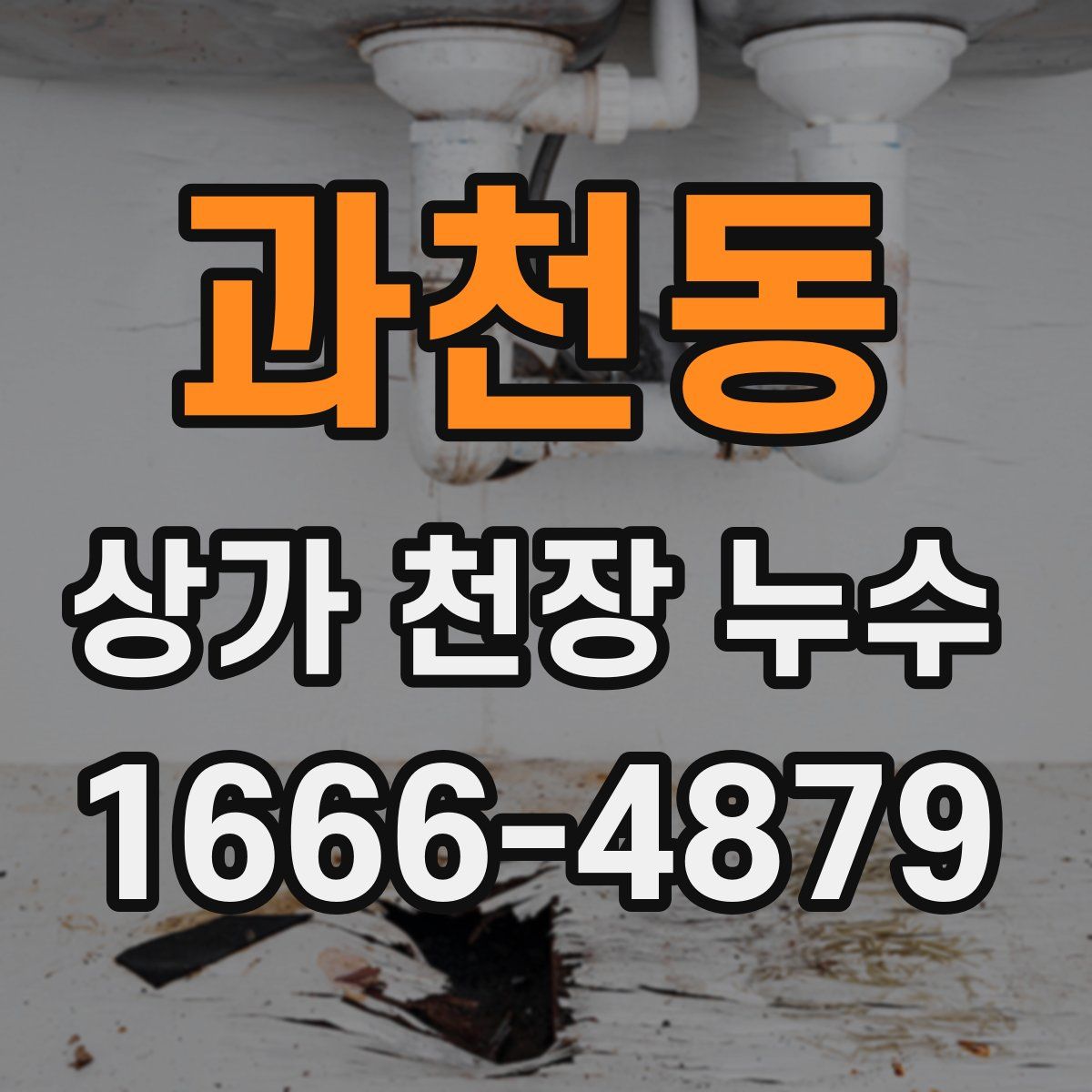 과천동 상가 천장 누수