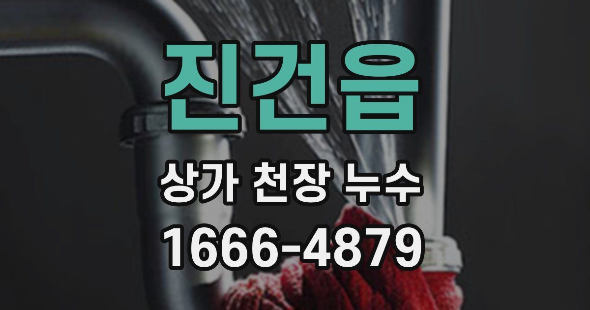 진건읍 상가 천장 누수