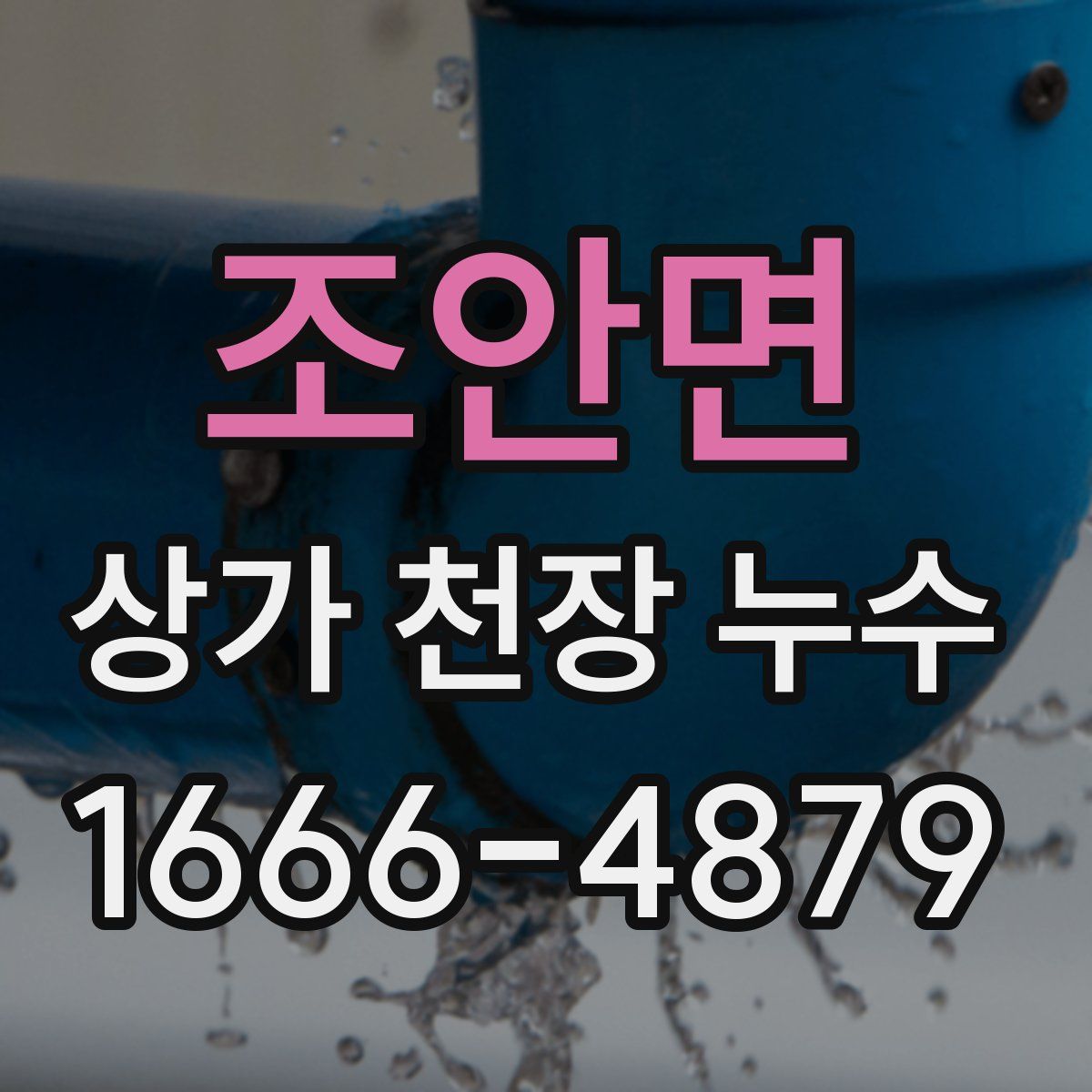 조안면 상가 천장 누수
