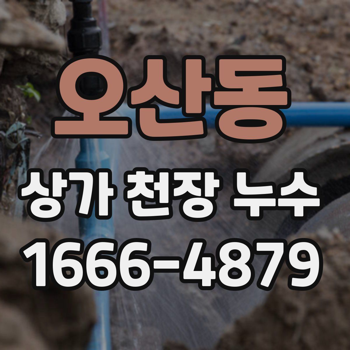 오산동 상가 천장 누수