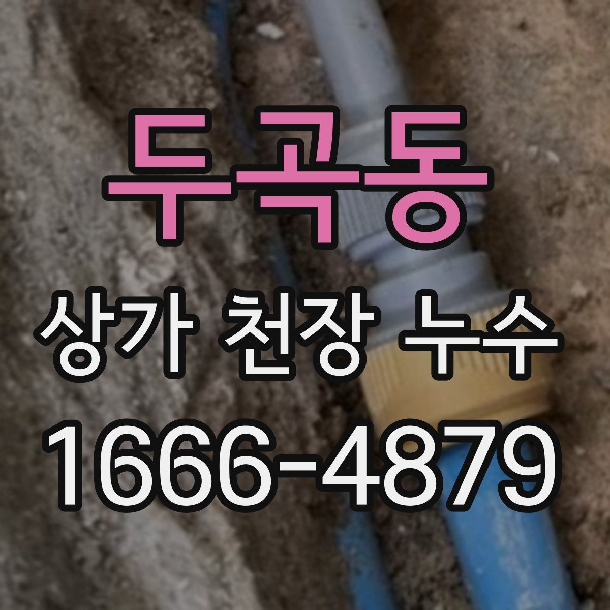 두곡동 상가 천장 누수