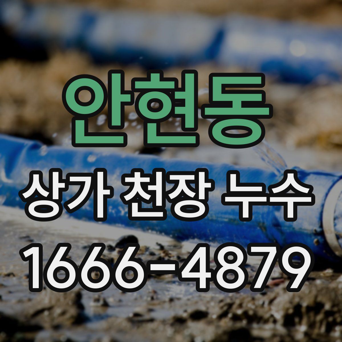 안현동 상가 천장 누수