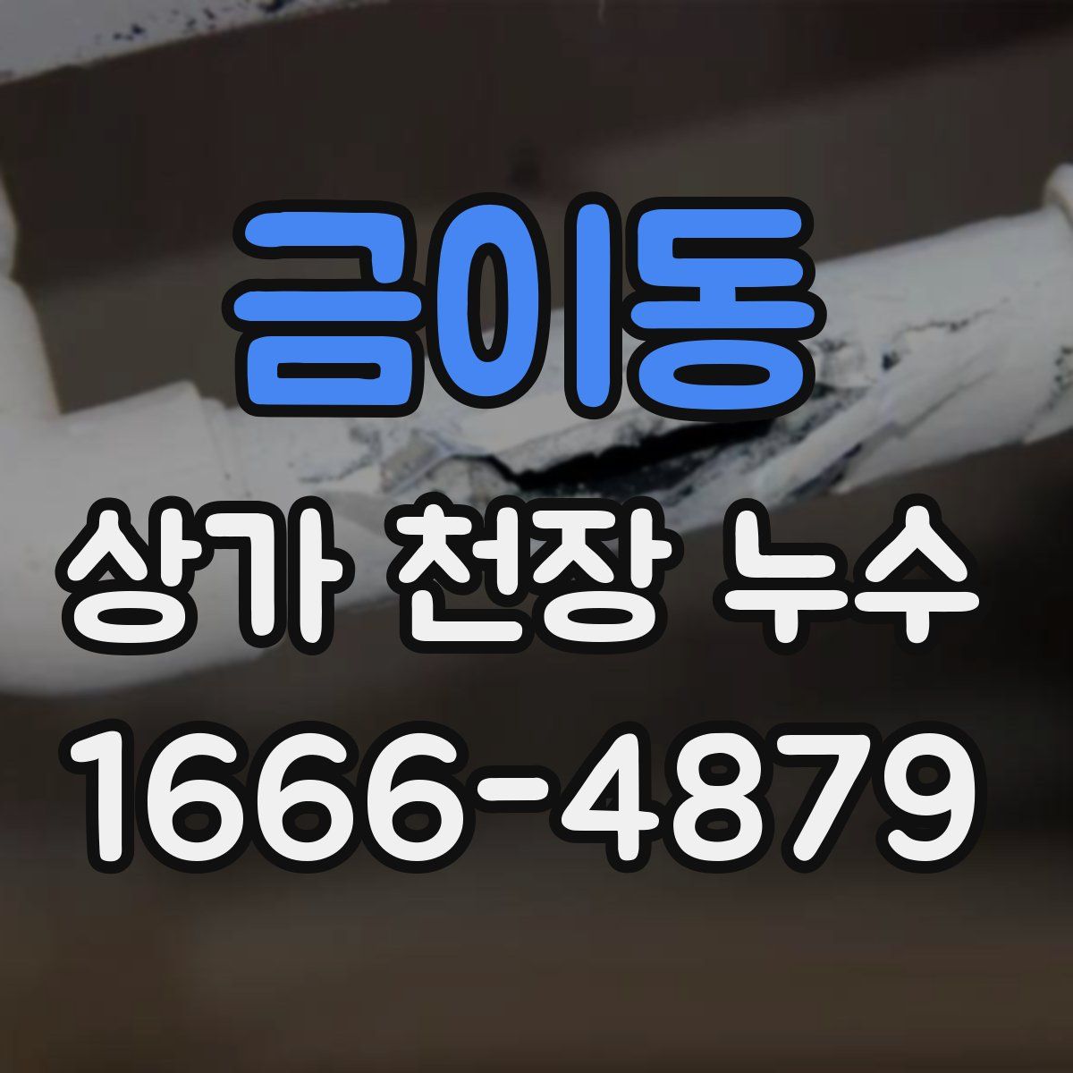 금이동 상가 천장 누수