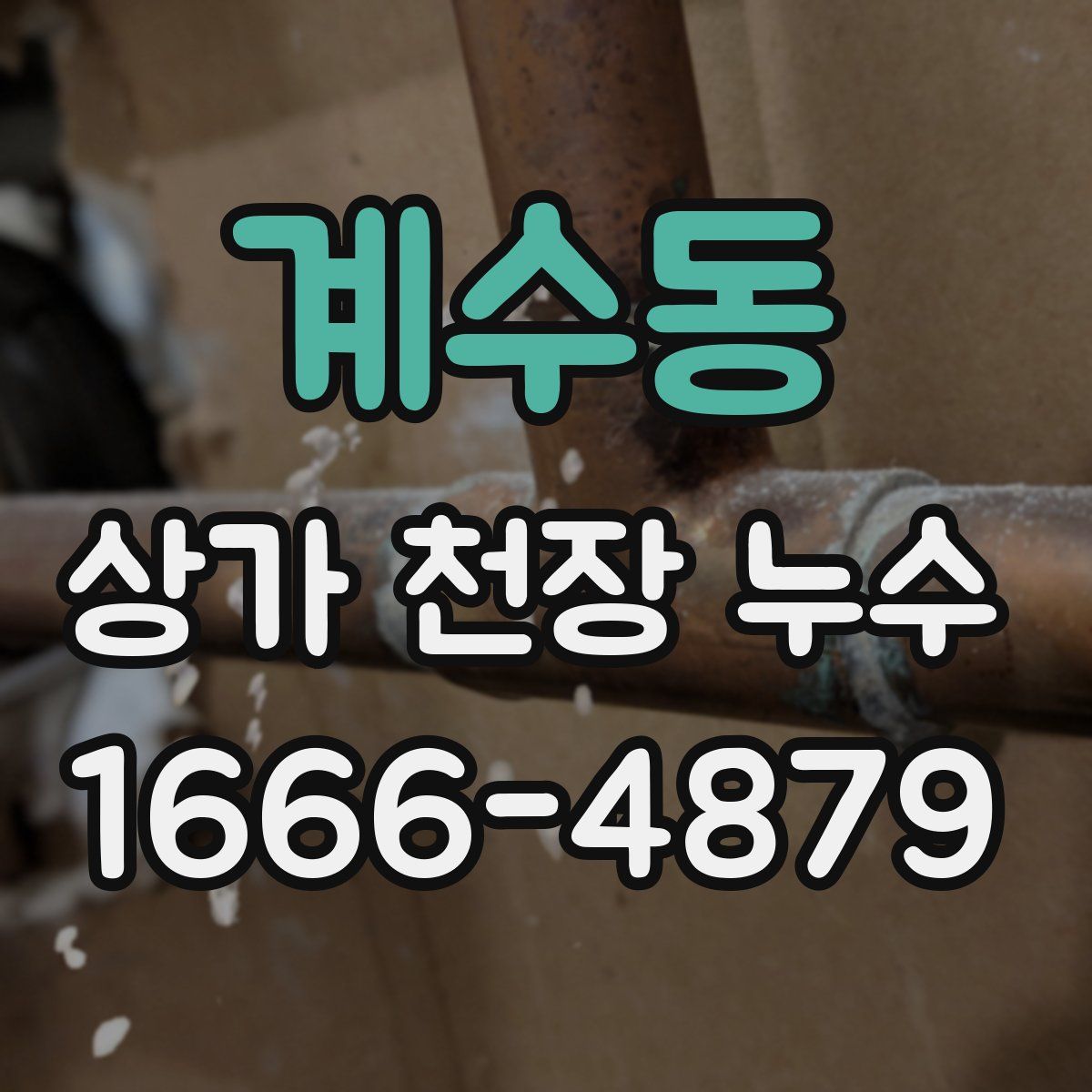 계수동 상가 천장 누수