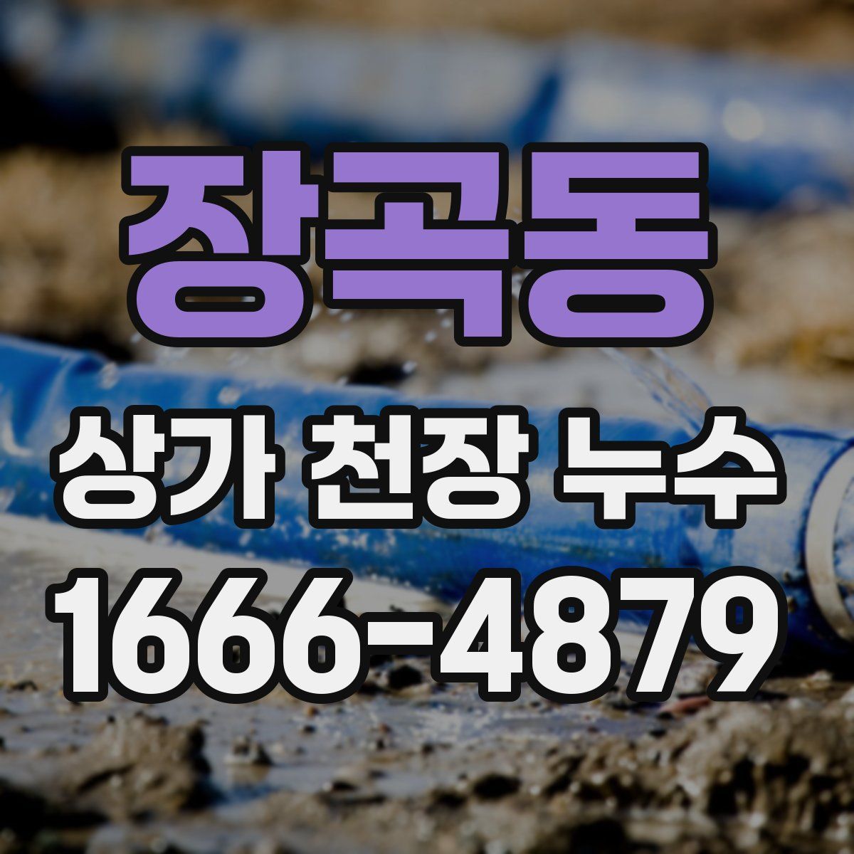 장곡동 상가 천장 누수