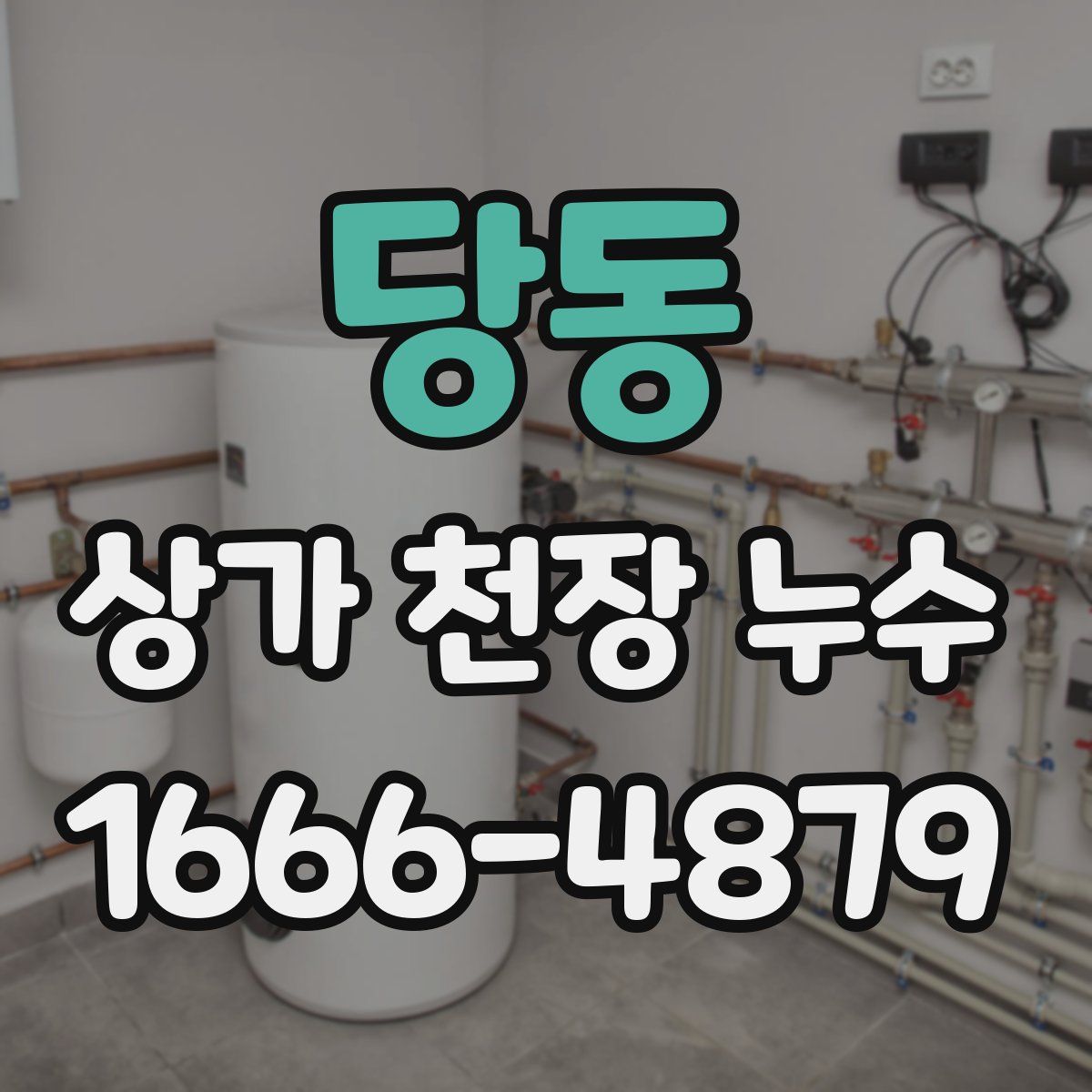 당동 상가 천장 누수