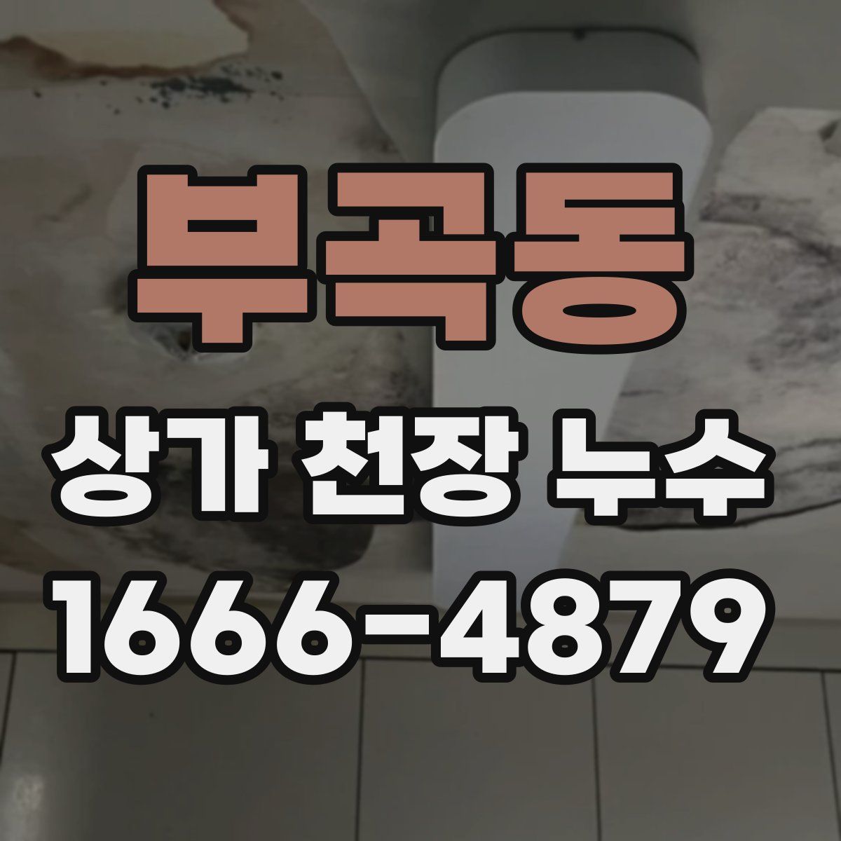 부곡동 상가 천장 누수