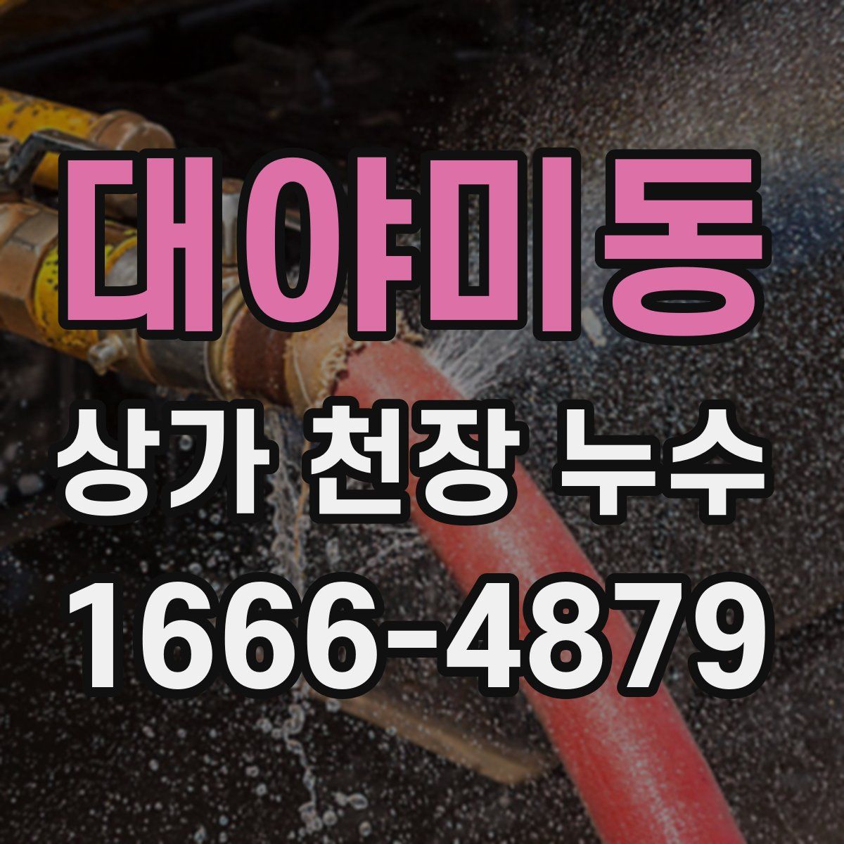 대야미동 상가 천장 누수