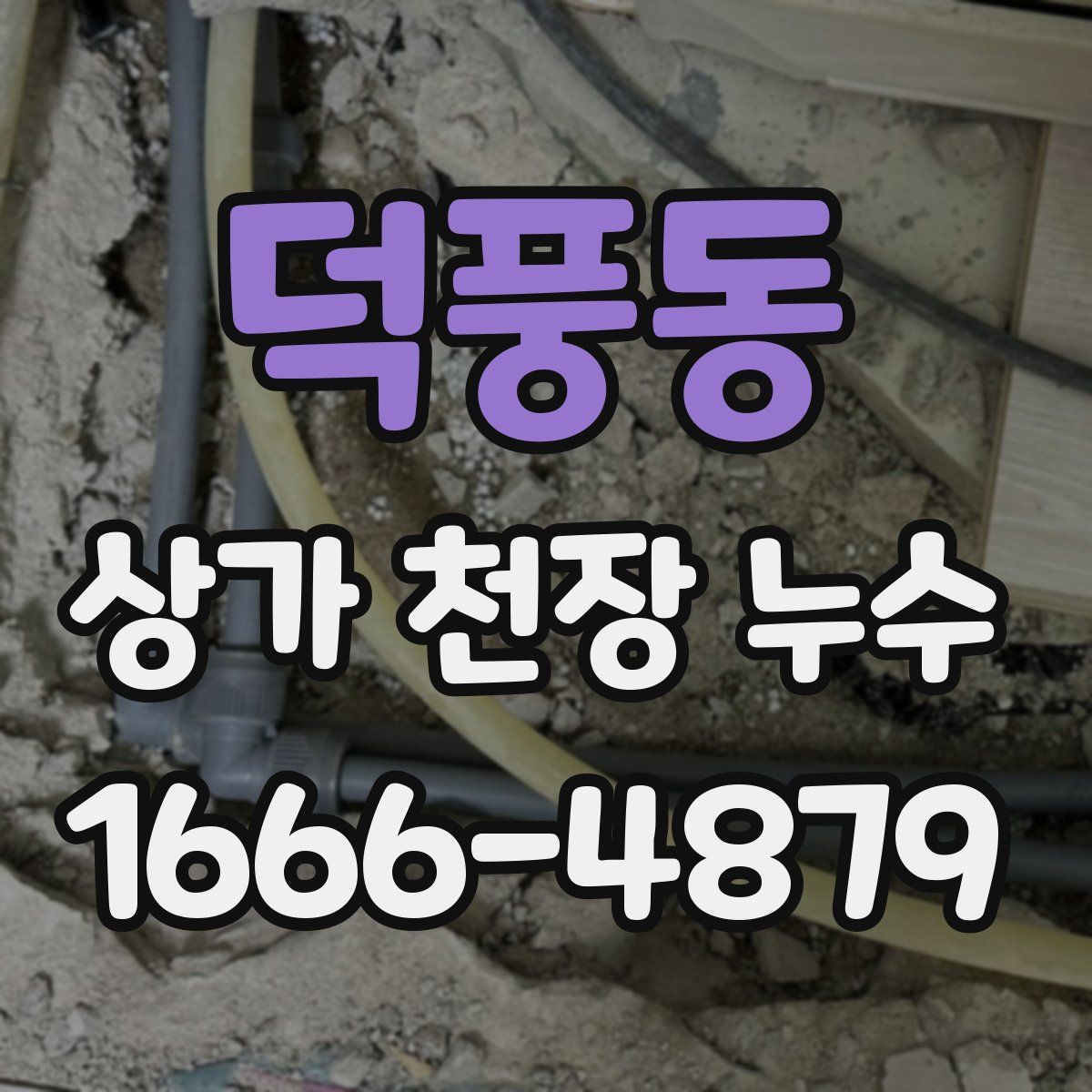 덕풍동 상가 천장 누수