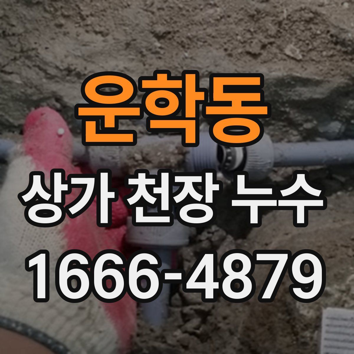 운학동 상가 천장 누수