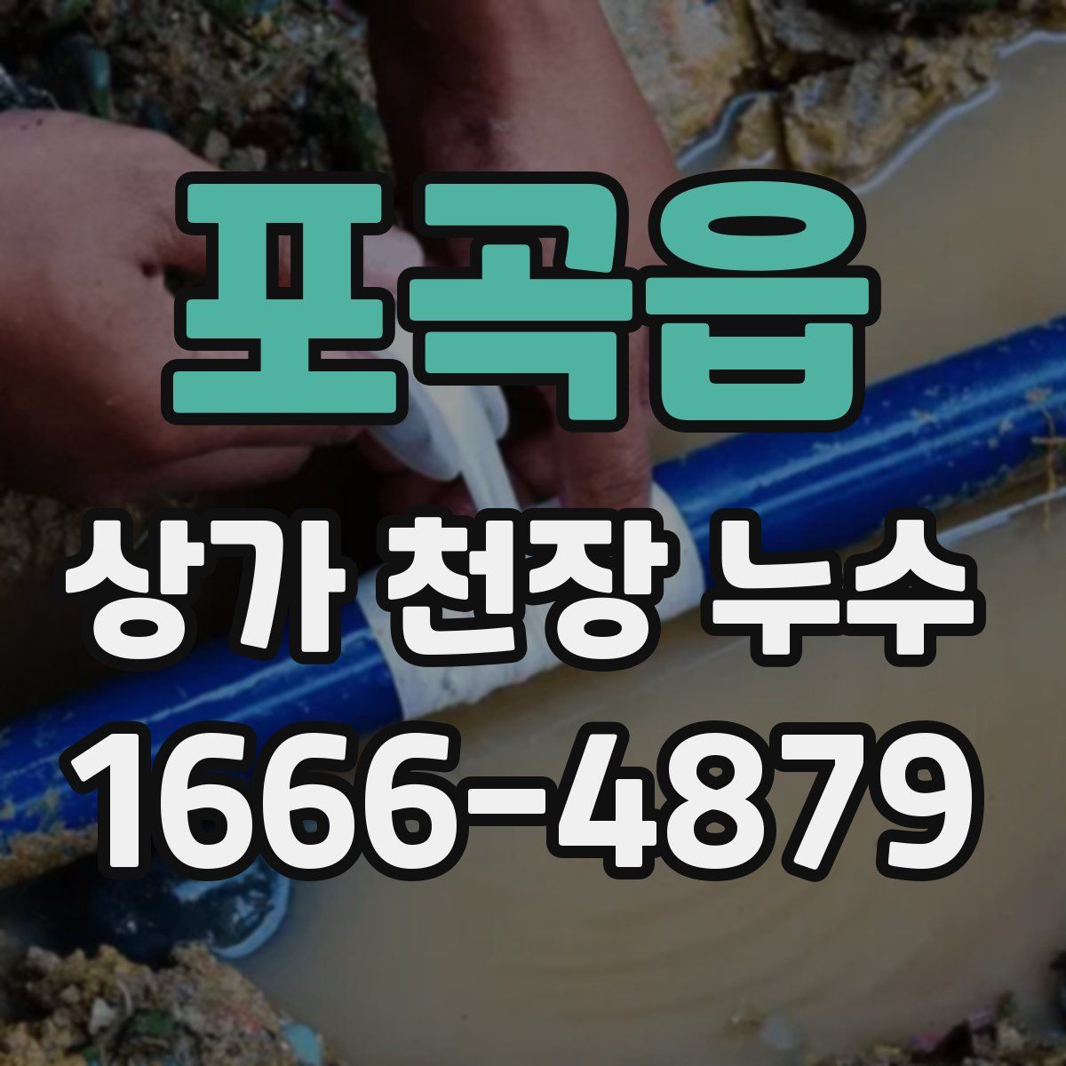포곡읍 상가 천장 누수