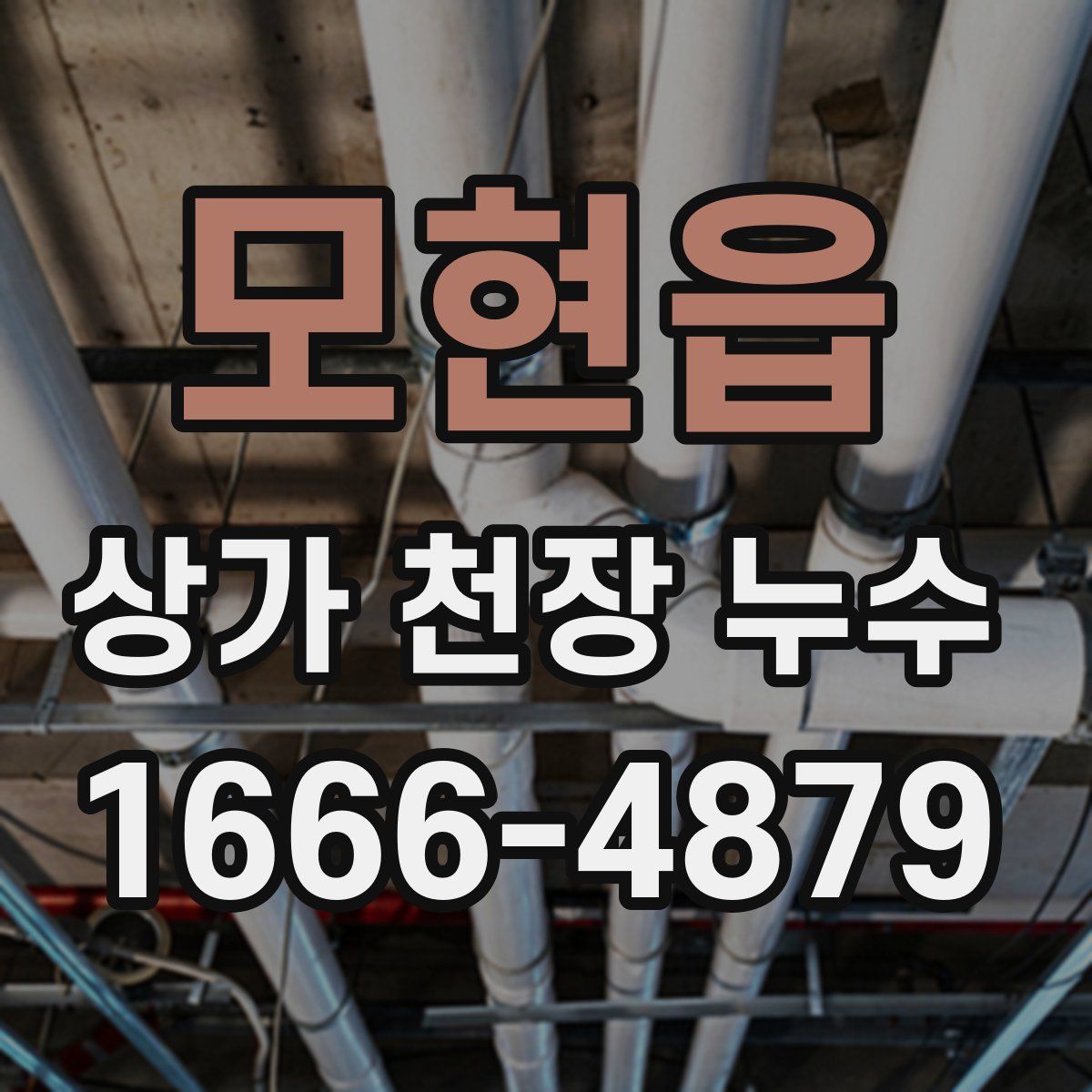 모현읍 상가 천장 누수