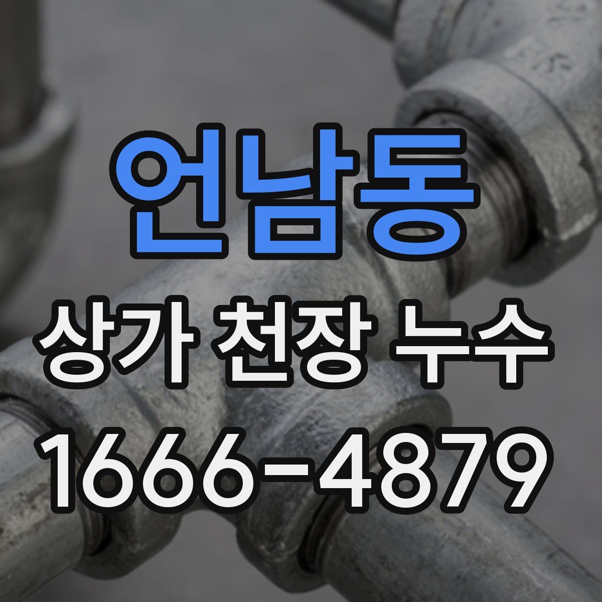 언남동 상가 천장 누수