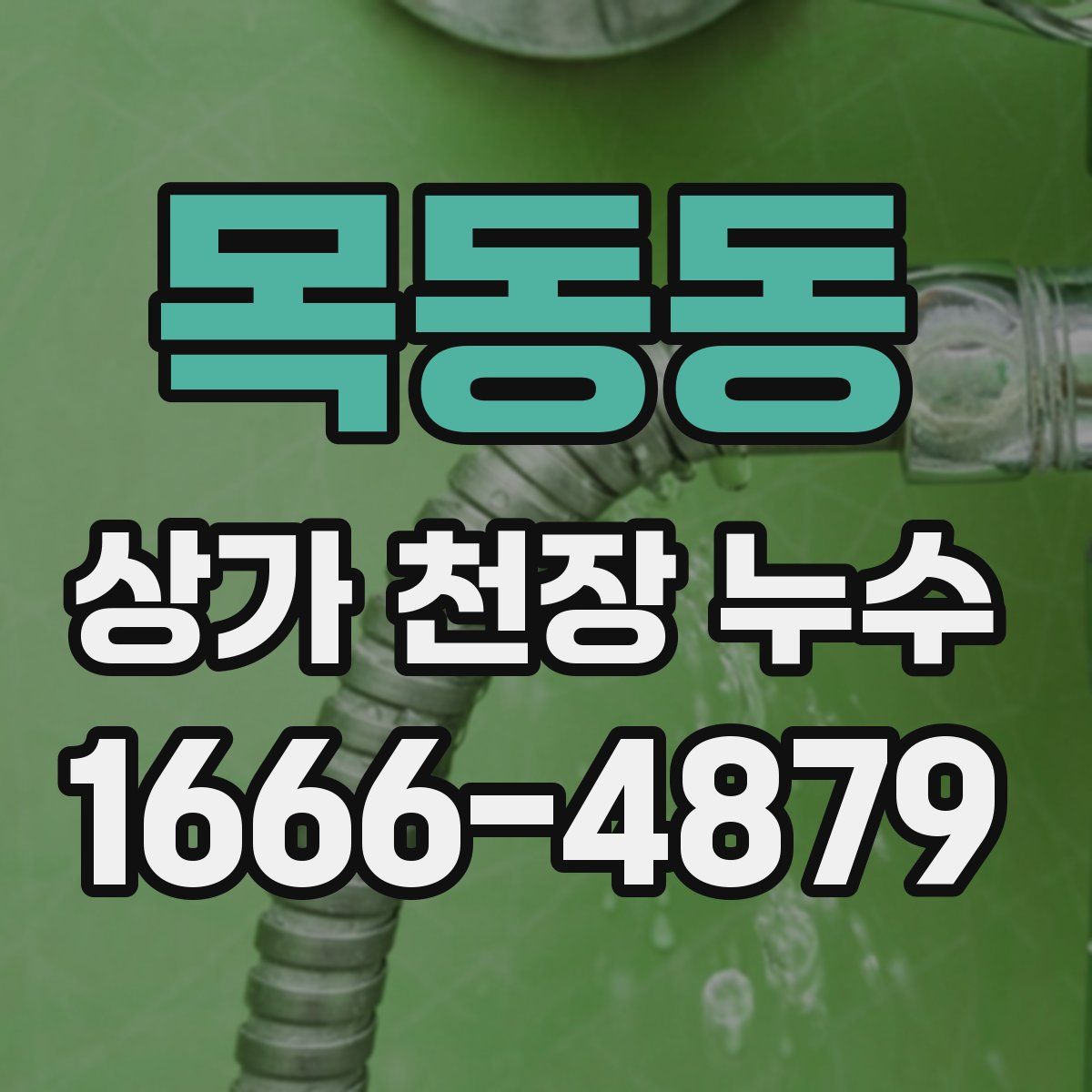목동동 상가 천장 누수