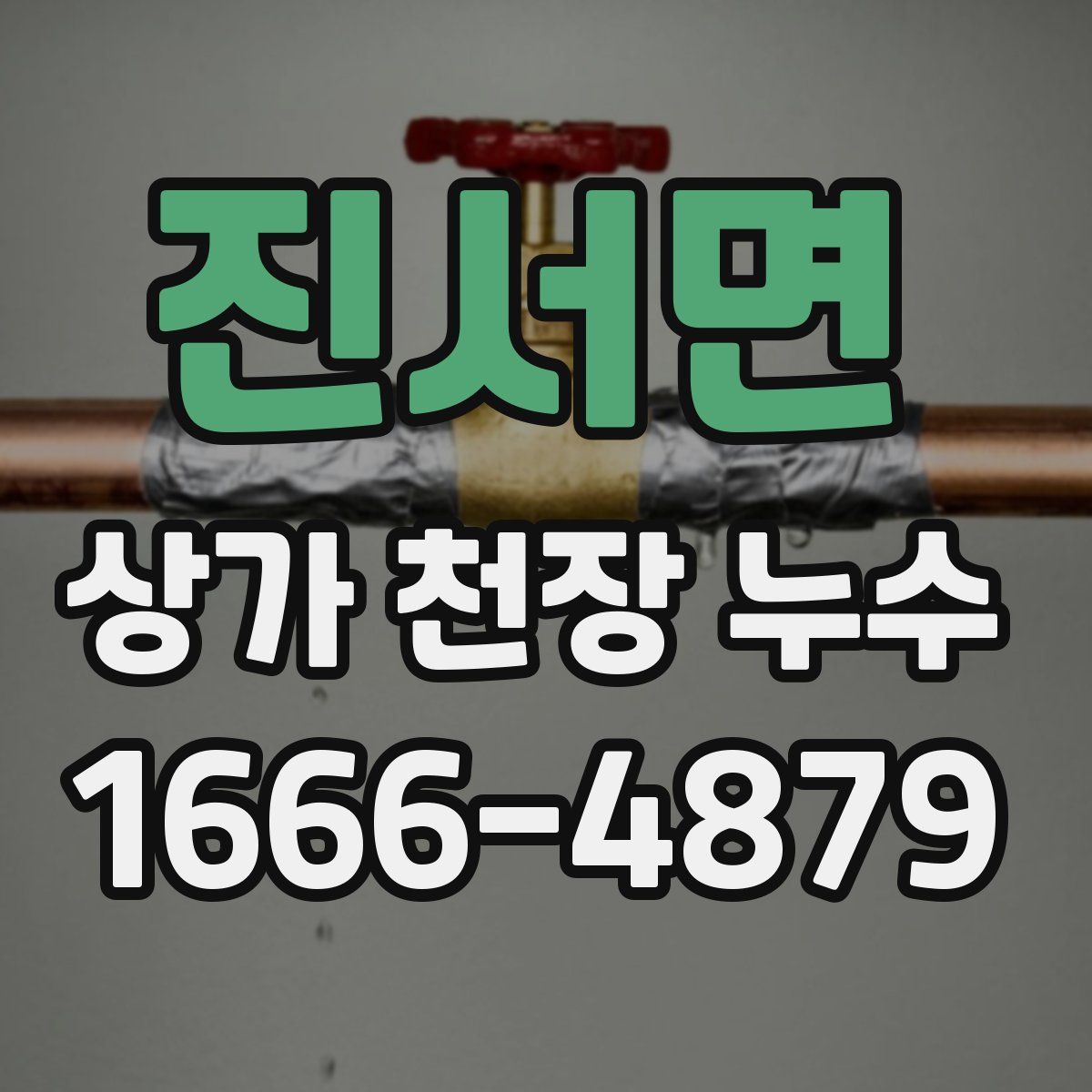 진서면 상가 천장 누수