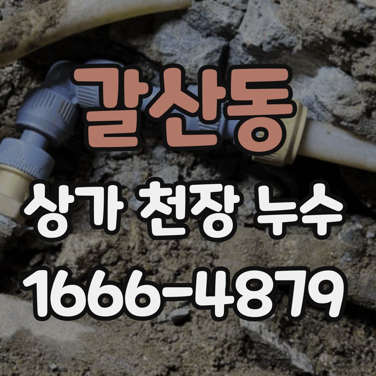 갈산동 상가 천장 누수