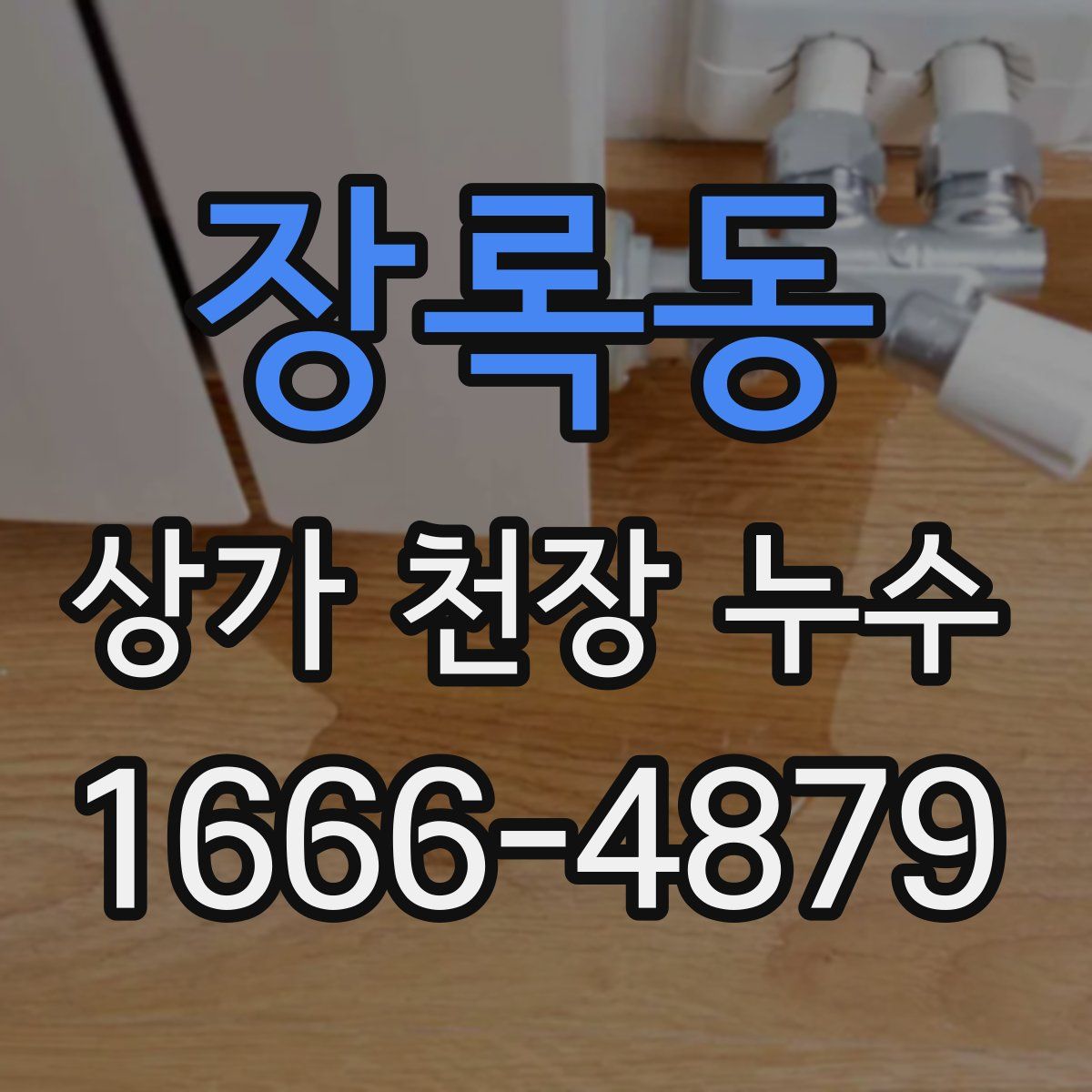 장록동 상가 천장 누수