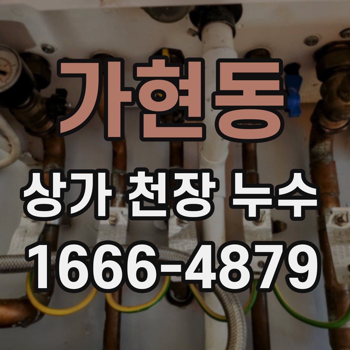 가현동 상가 천장 누수