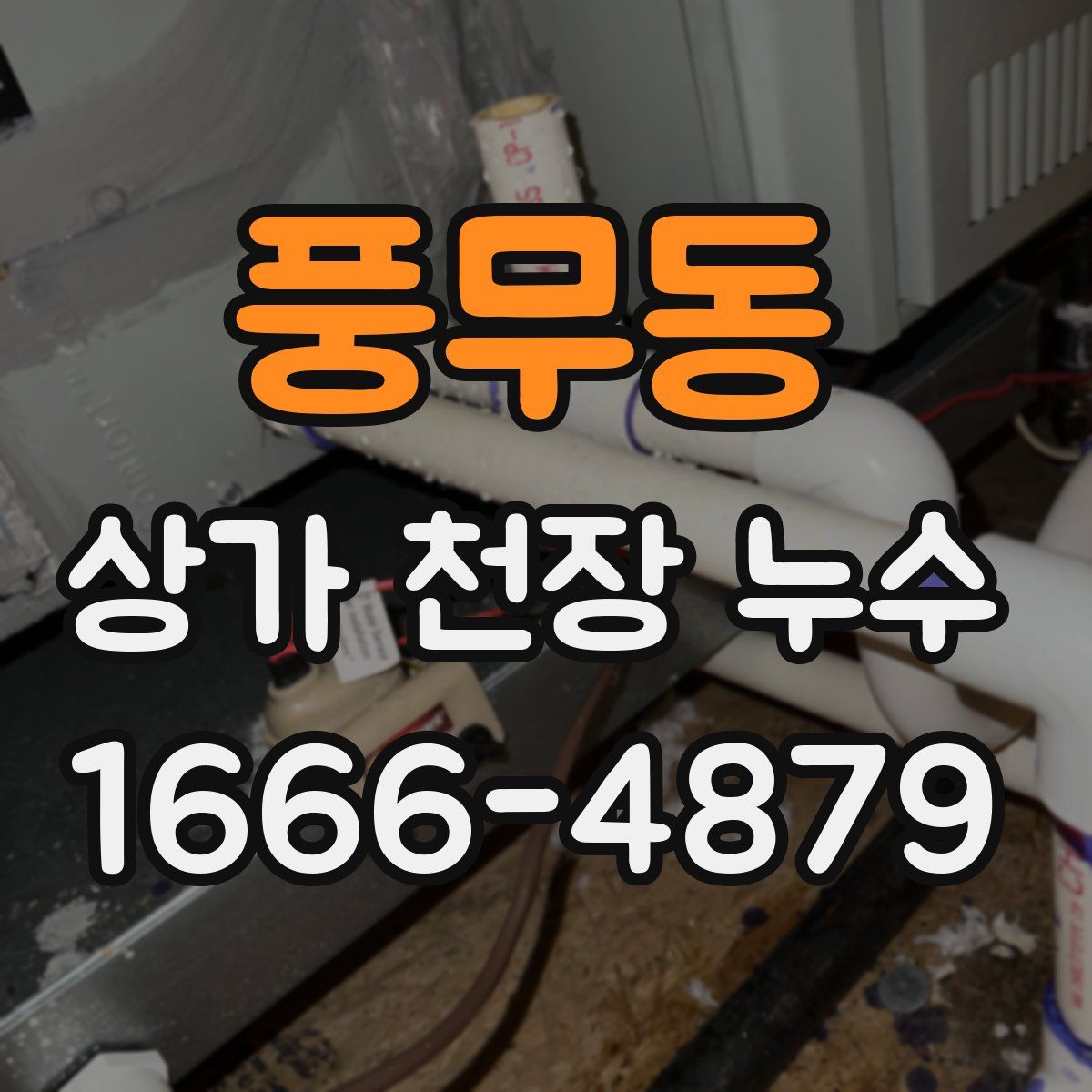 풍무동 상가 천장 누수