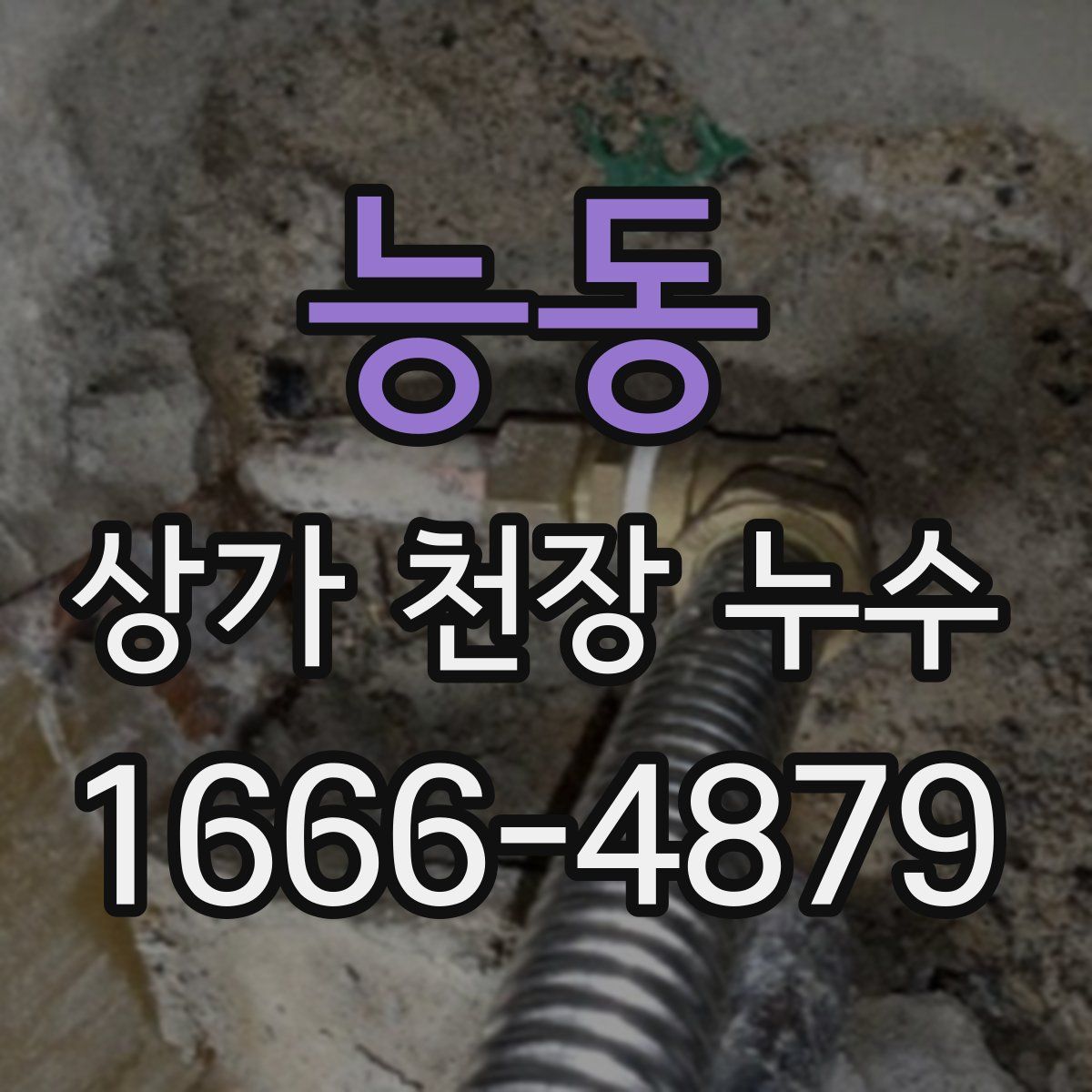 능동 상가 천장 누수