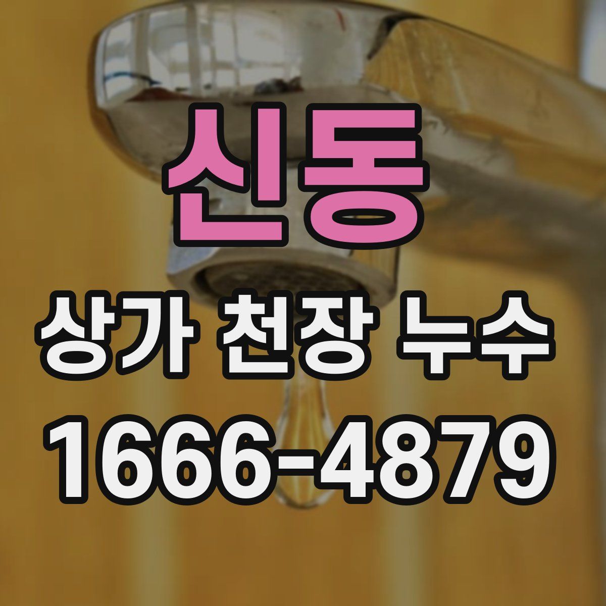 신동 상가 천장 누수