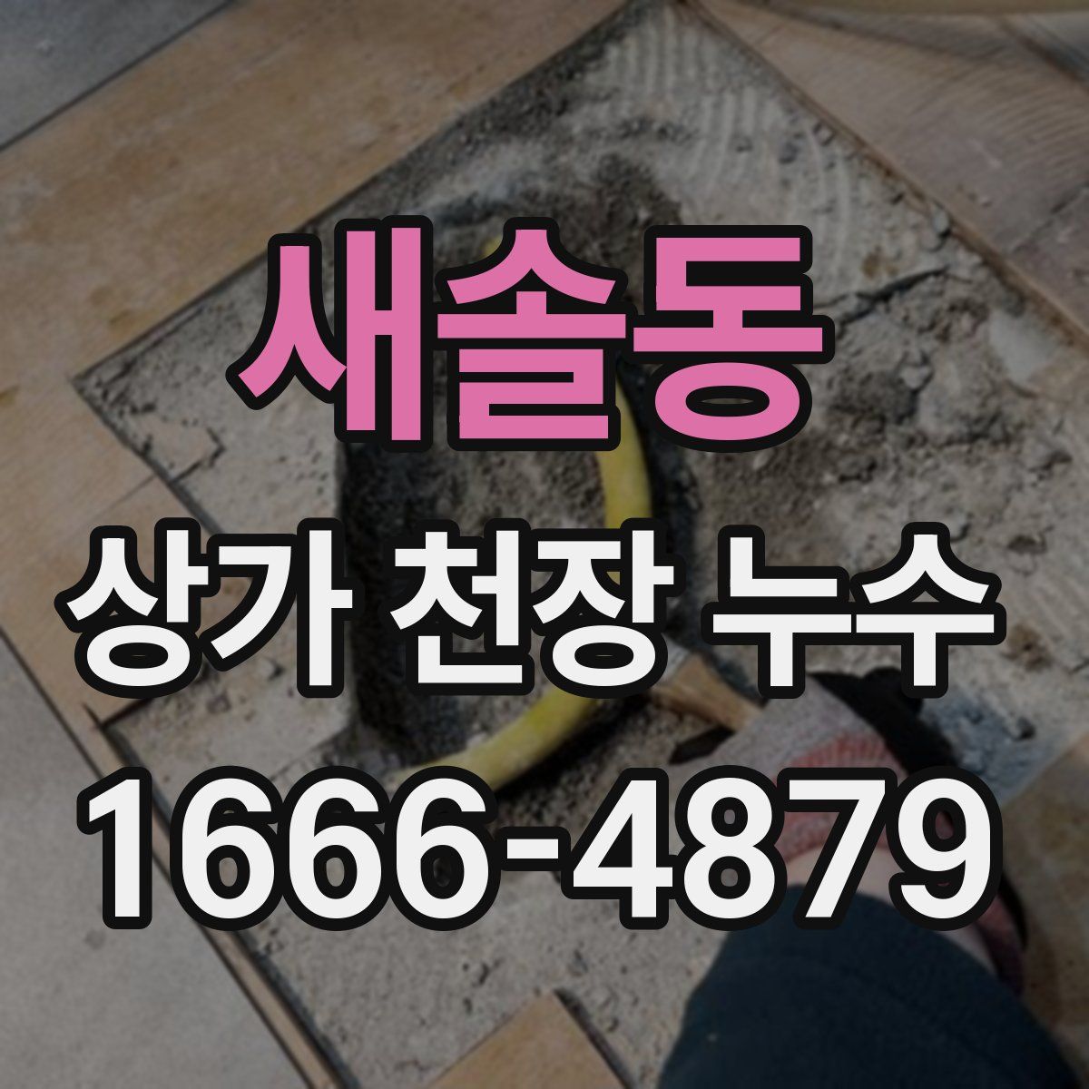 새솔동 상가 천장 누수