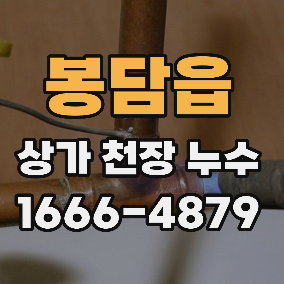 봉담읍 상가 천장 누수
