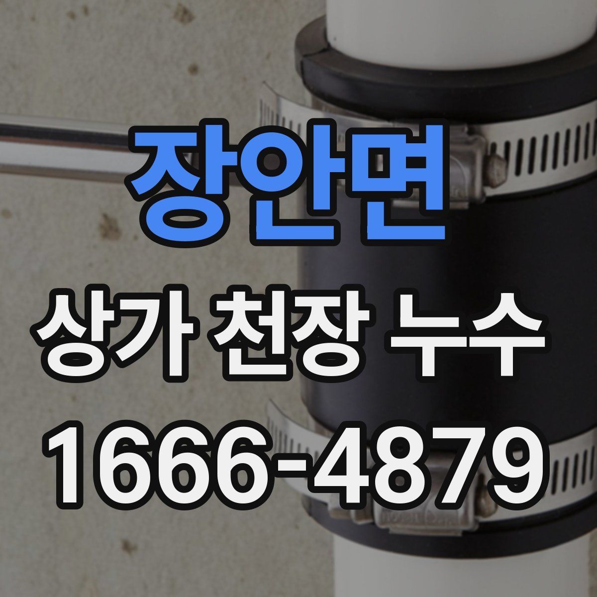 장안면 상가 천장 누수