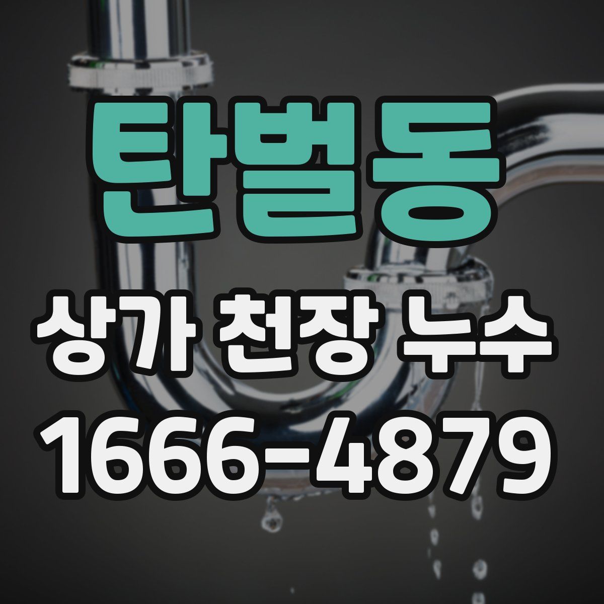 탄벌동 상가 천장 누수