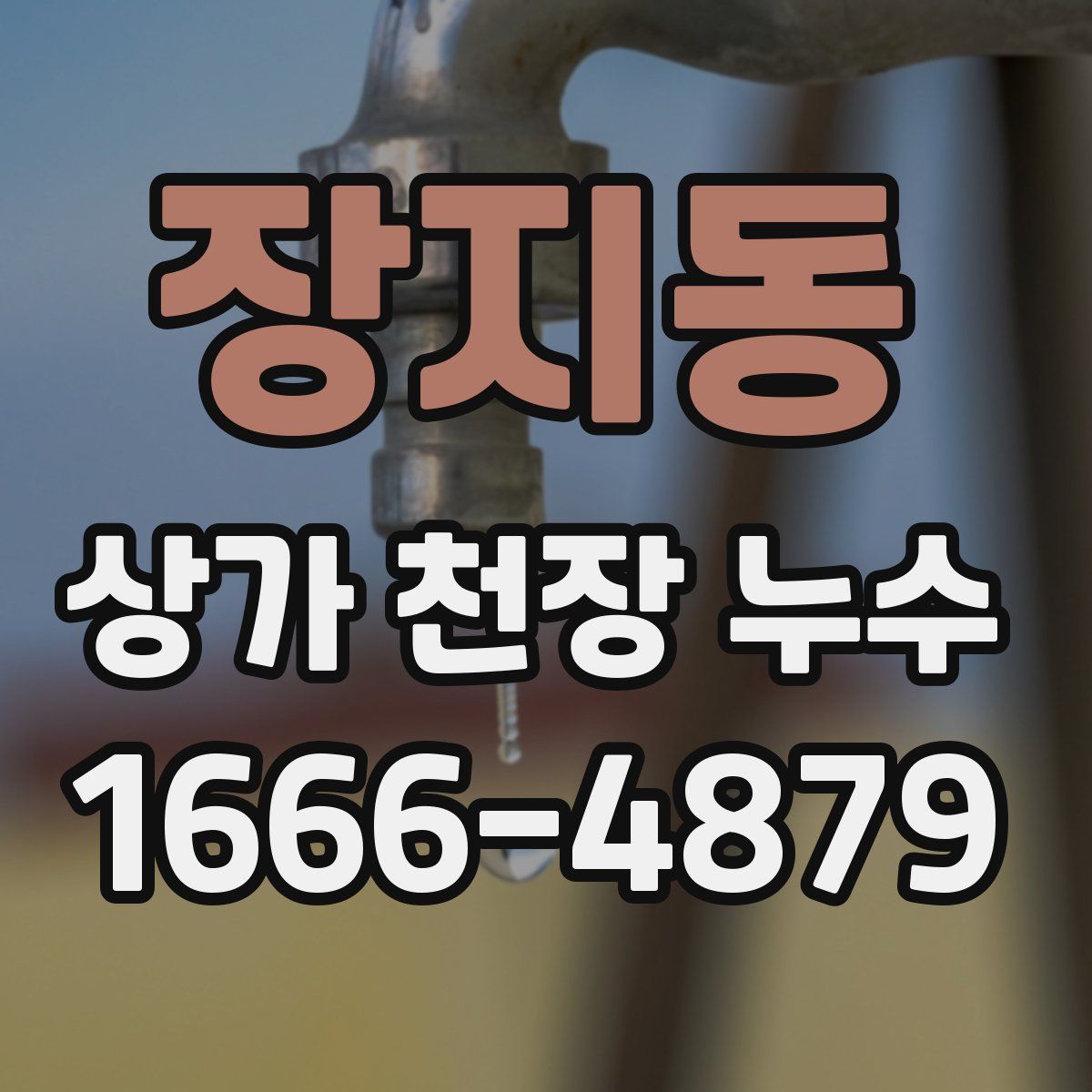 장지동 상가 천장 누수