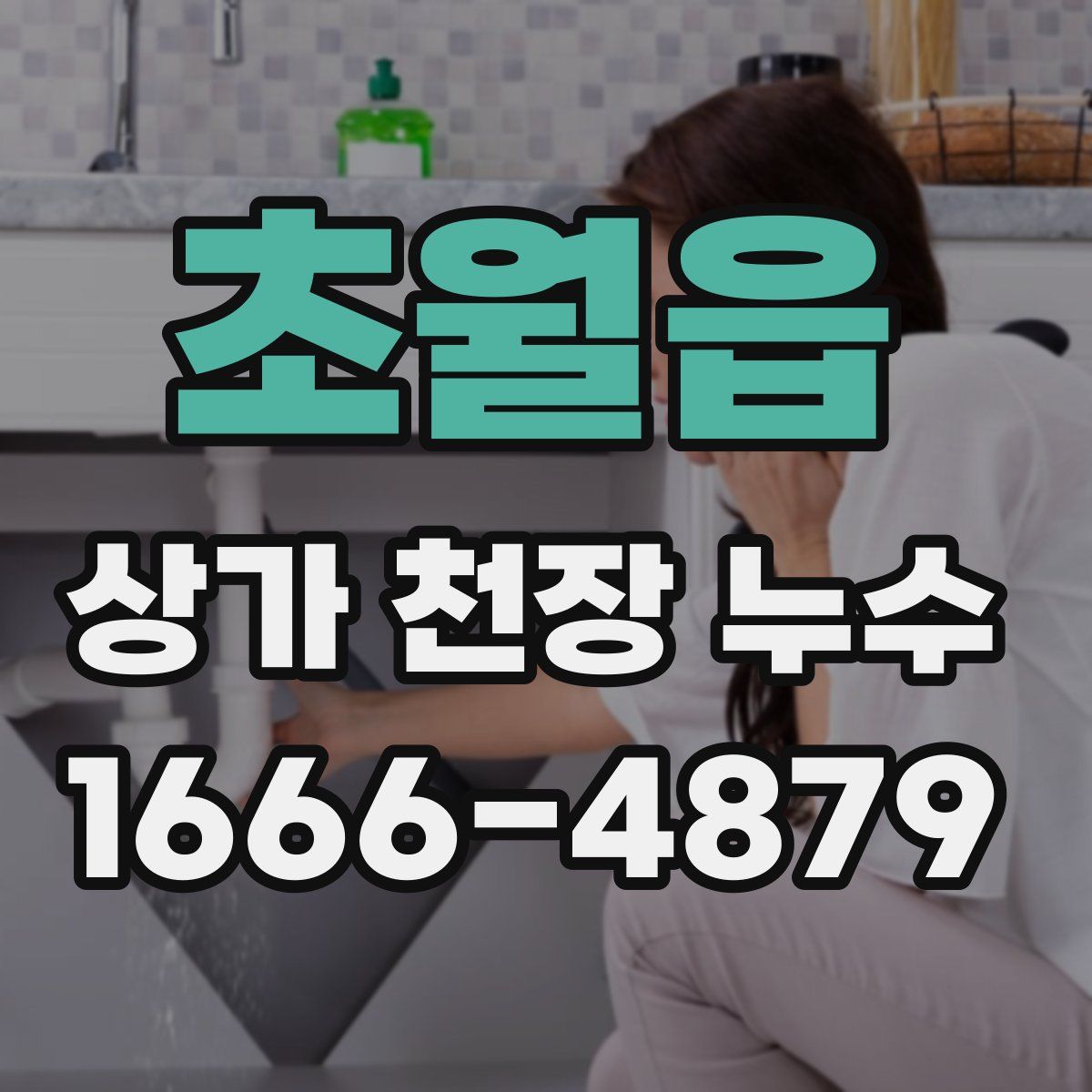 초월읍 상가 천장 누수