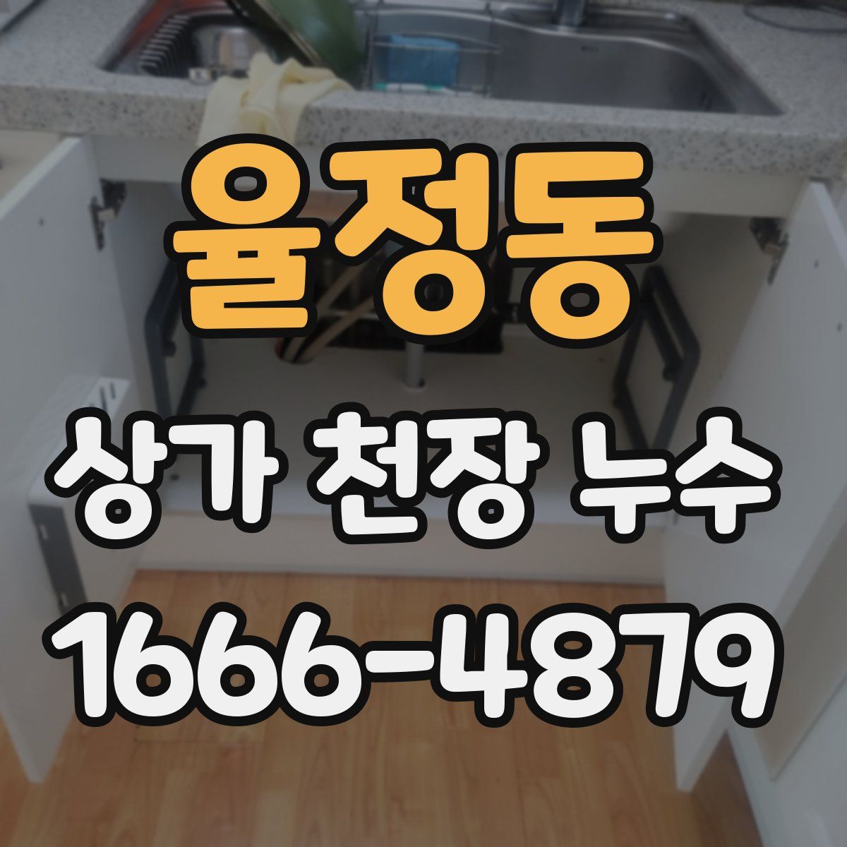 율정동 상가 천장 누수