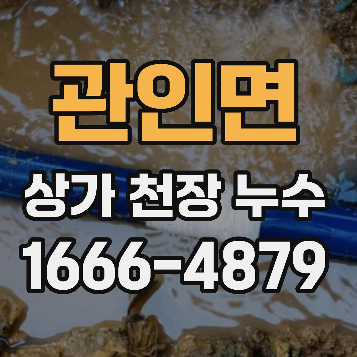 관인면 상가 천장 누수