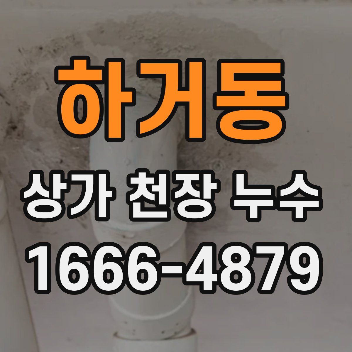 하거동 상가 천장 누수