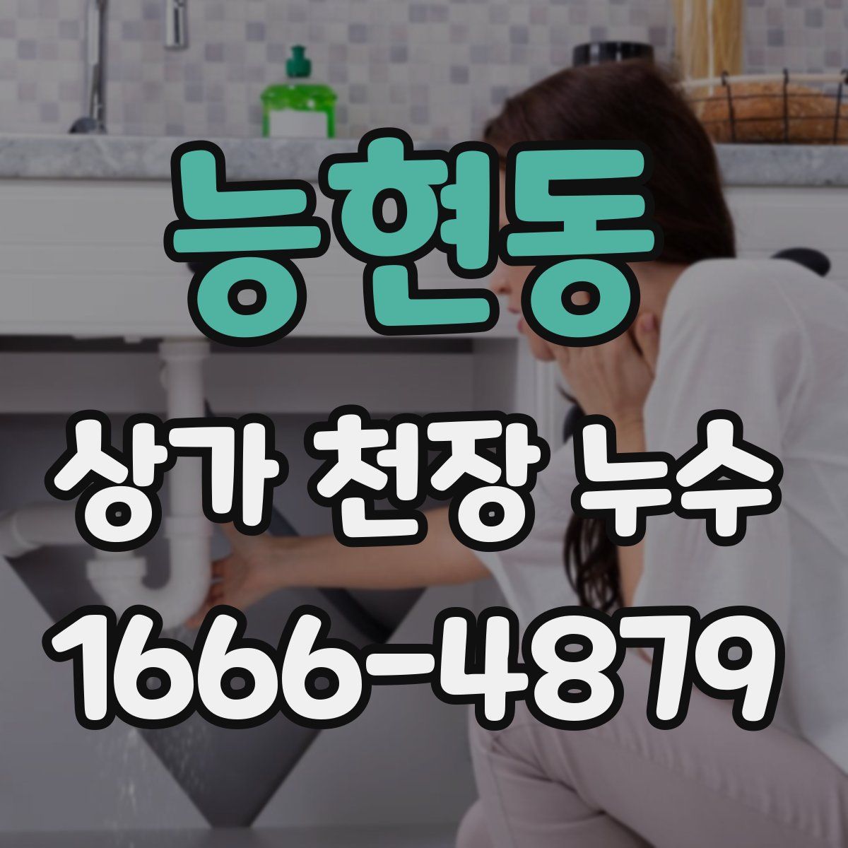 능현동 상가 천장 누수