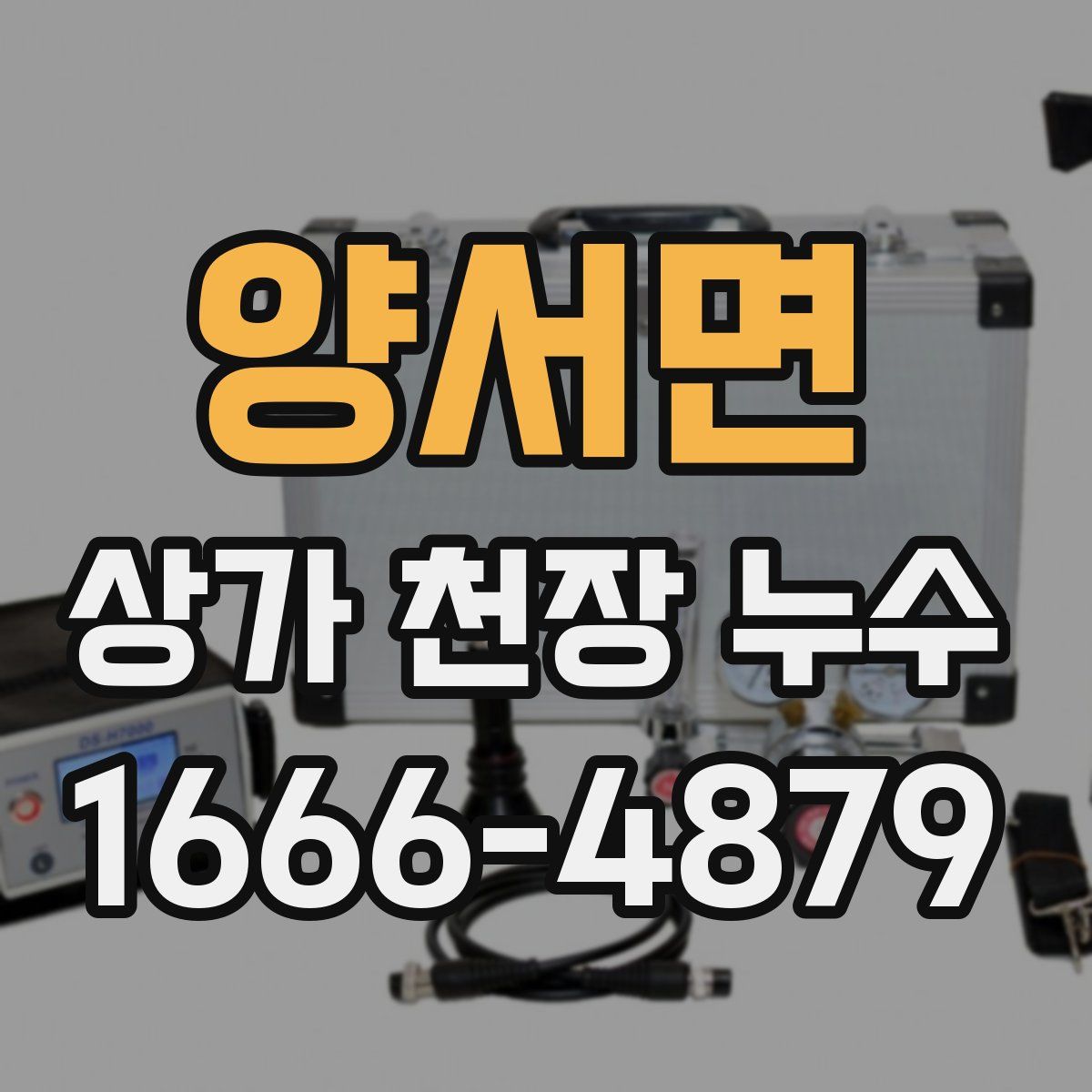 양서면 상가 천장 누수
