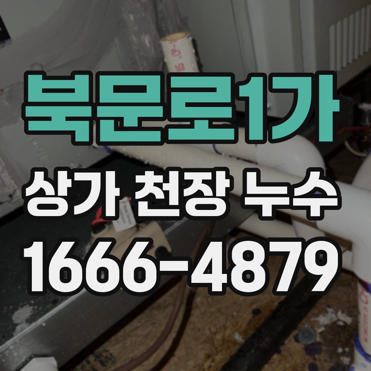 북문로1가 상가 천장 누수