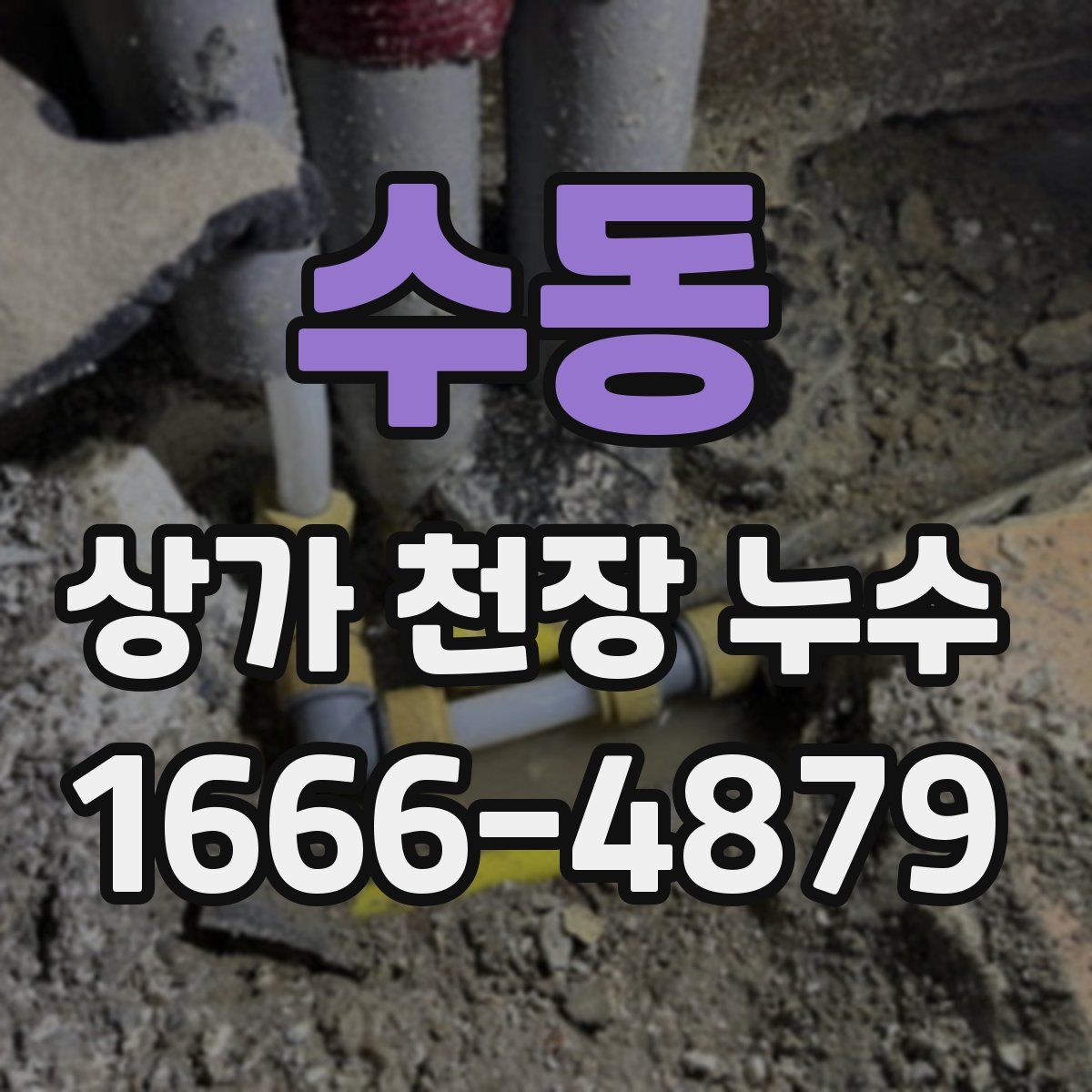 수동 상가 천장 누수