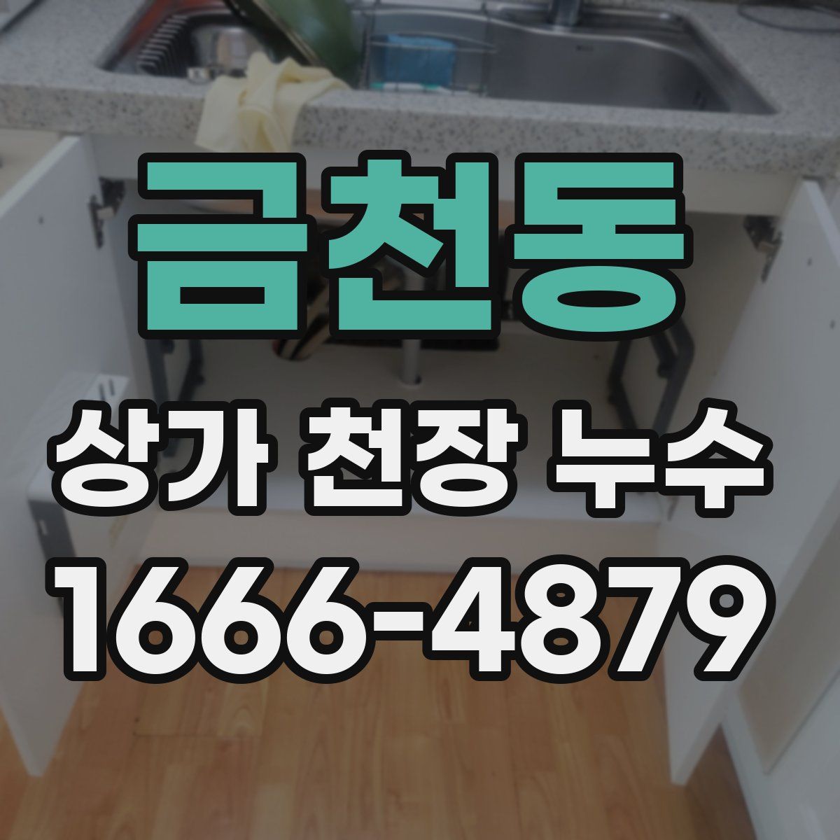 금천동 상가 천장 누수