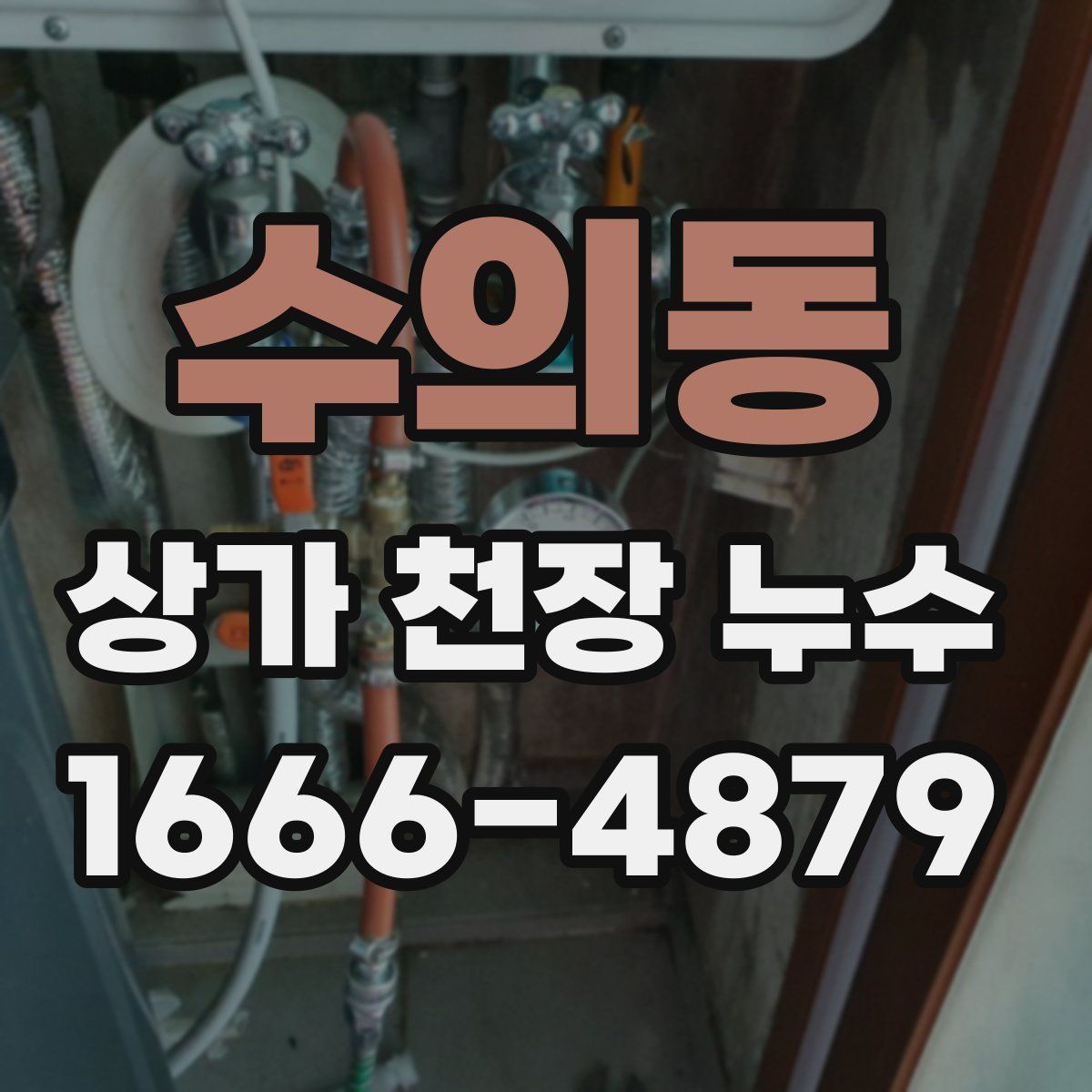 수의동 상가 천장 누수