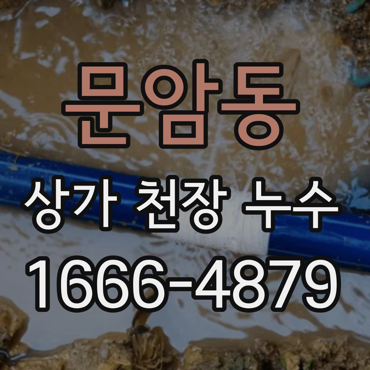 문암동 상가 천장 누수