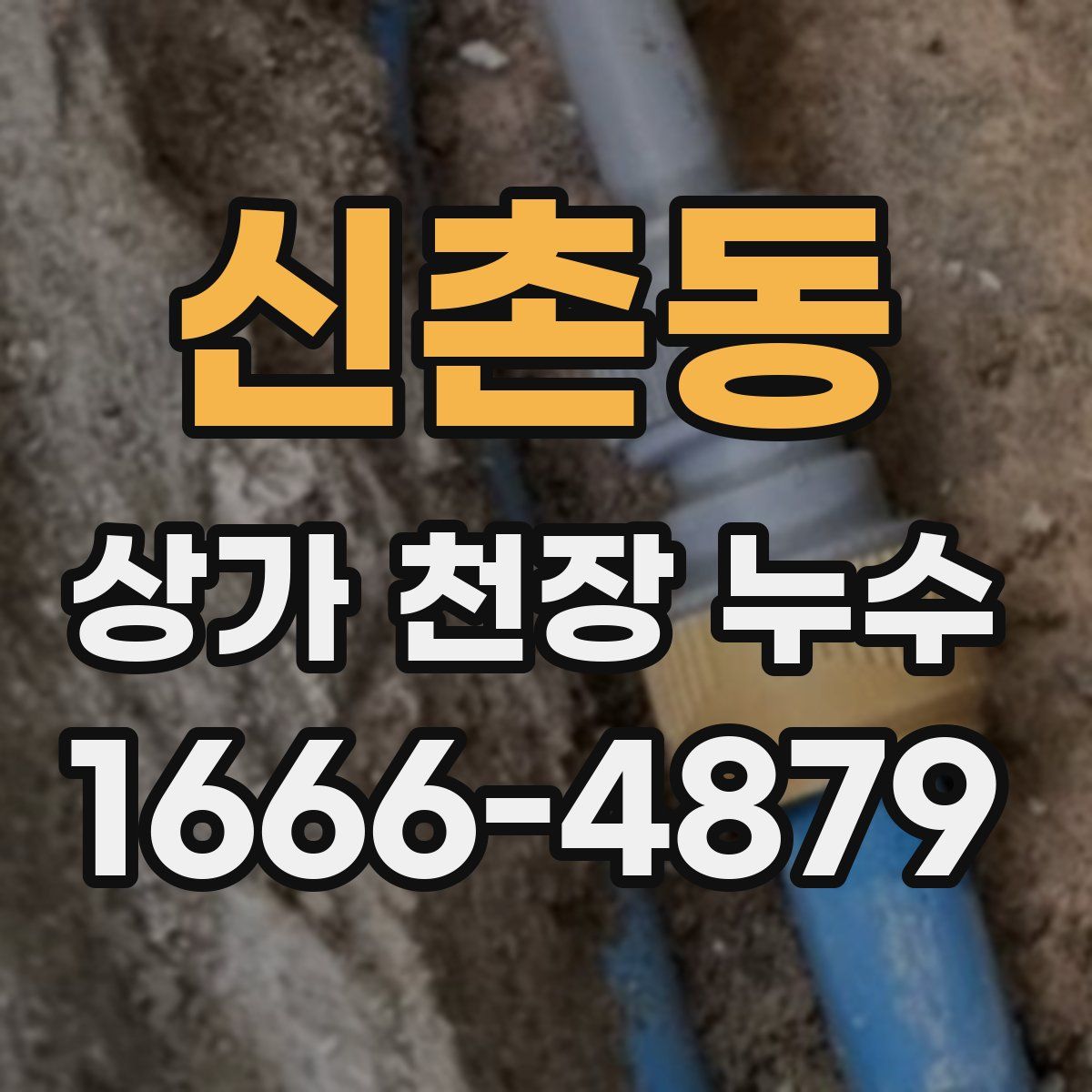 신촌동 상가 천장 누수