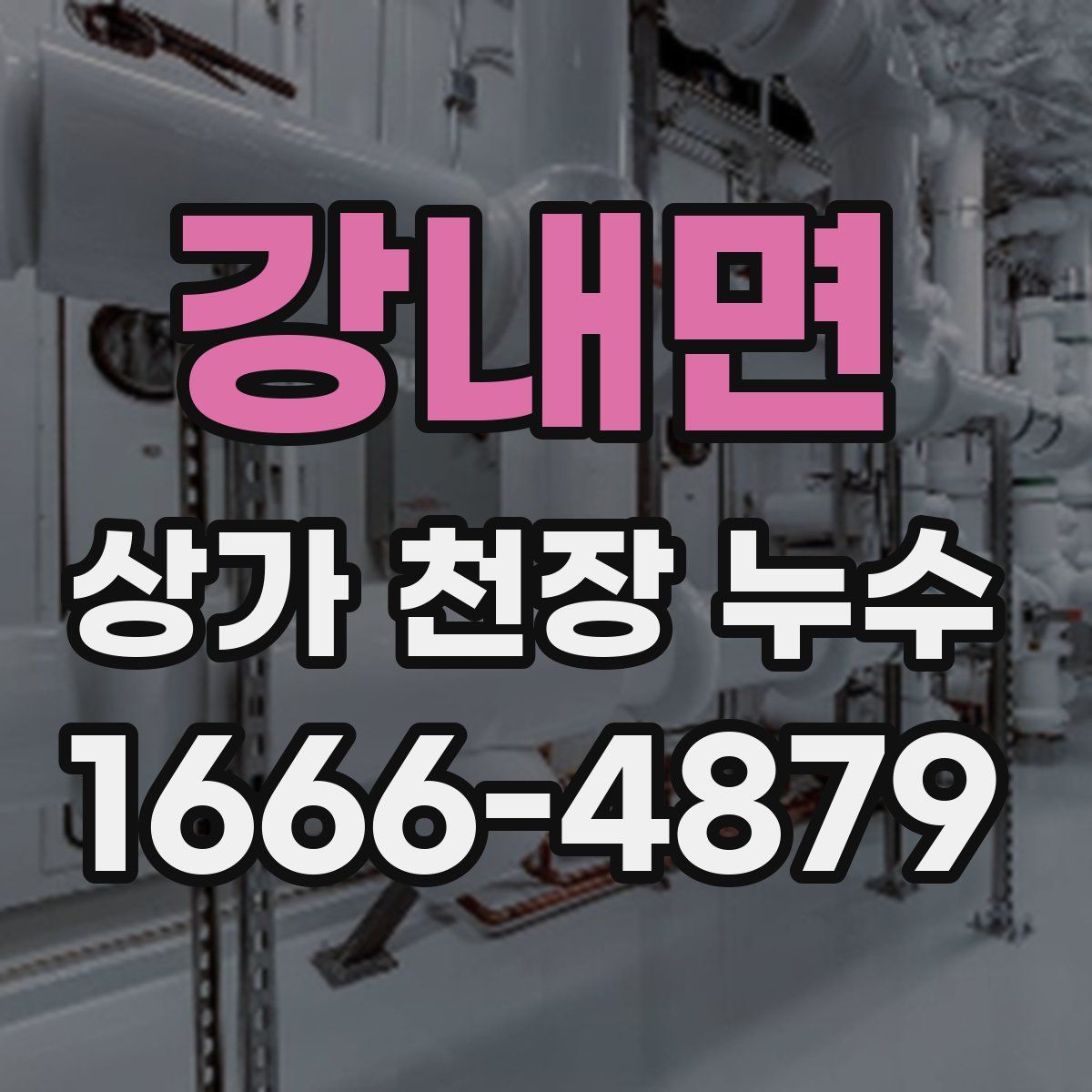 강내면 상가 천장 누수